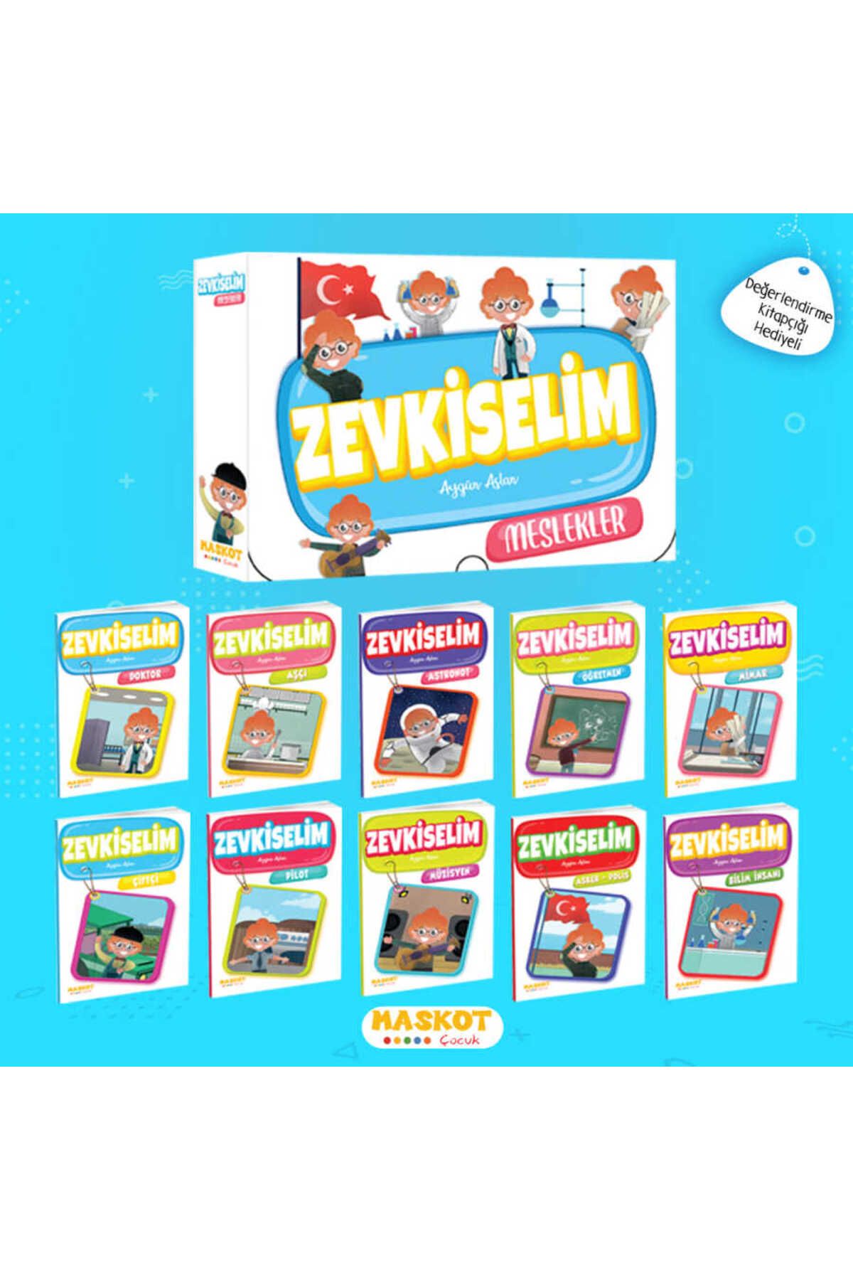 3K YAYIN Maskot Çocuk Yayınları Meslekler ZEVKİSELİM Hikaye Serisi 10 Kitap Değ. Kitapçığı Hediyeli (3.Sınıf)