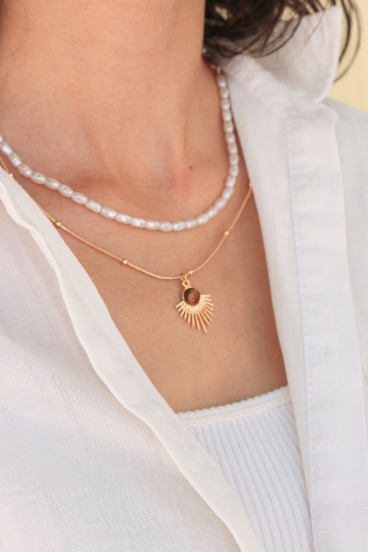 Mimas Jewelry Rose Gold Bohem Kolye