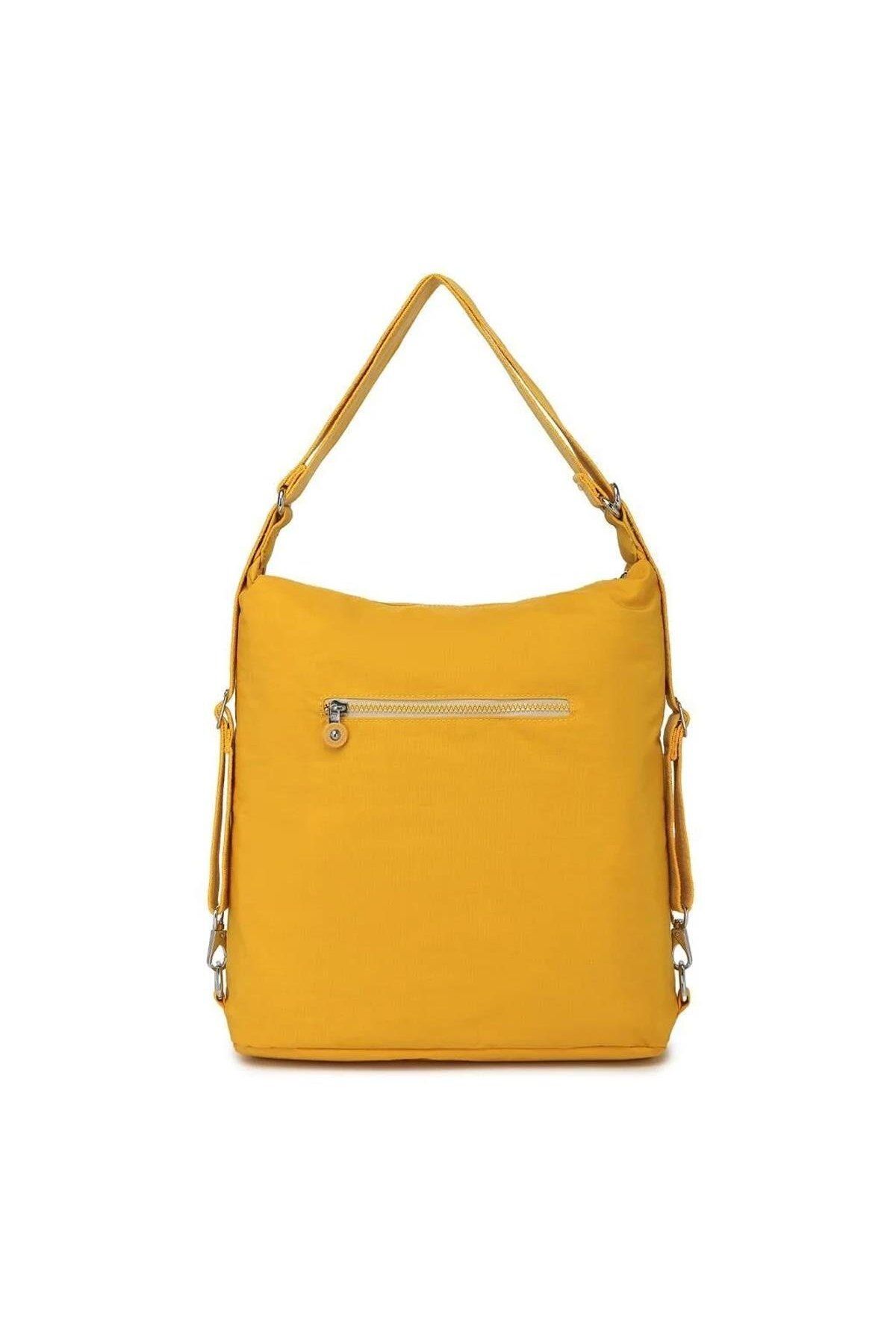 SMART BAGS Hem Sırt Hem de Omuz Kadın Çantası BC 1205 4001 - Hardal