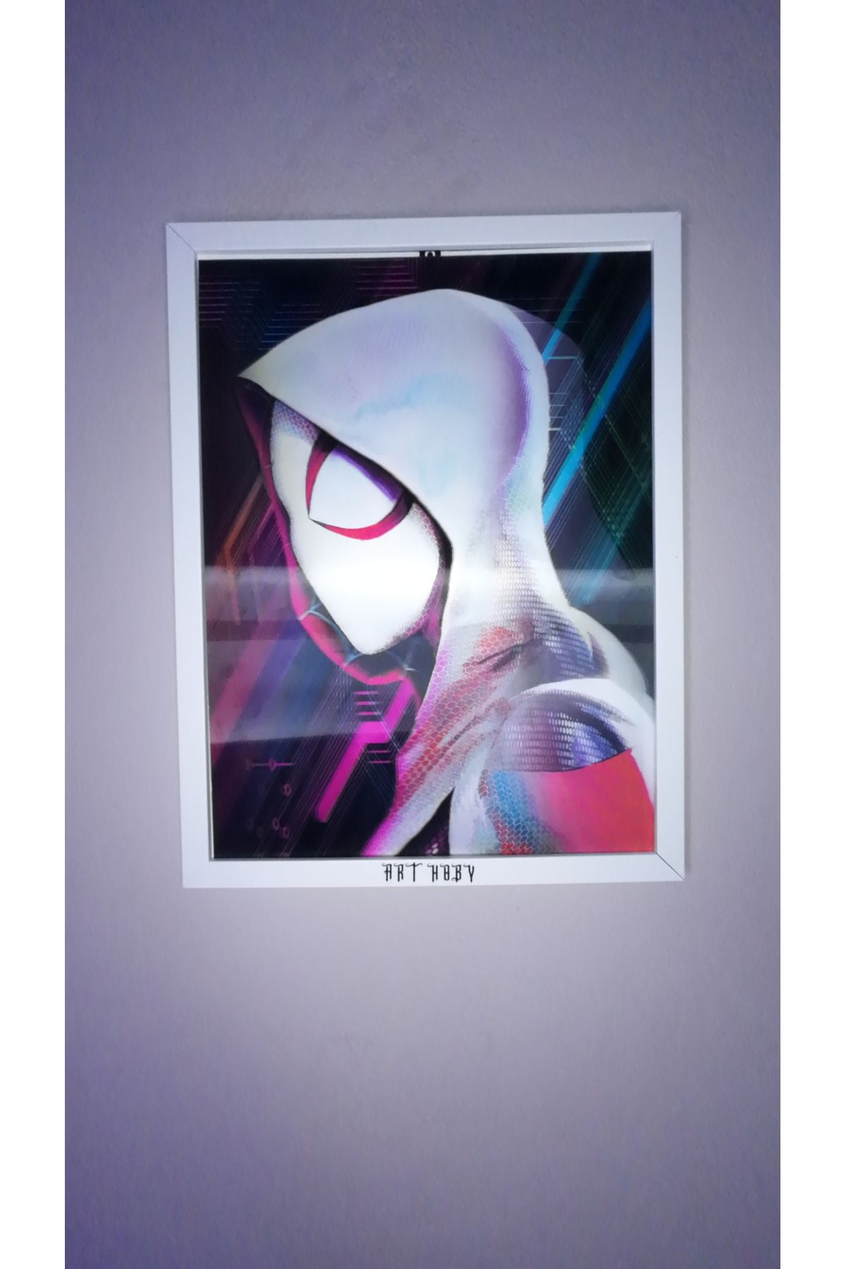 ArtHoby Spider-man Multiverse Lenticular 3D Hareketli Tablo