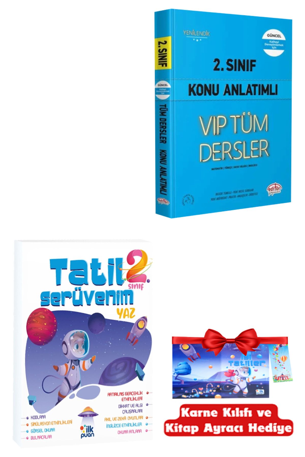 Editör Yayınevi 2. Sınıf VIP Tüm Dersler Konu Anlatımlı+Yaz Tatil Kitabı+Hediye