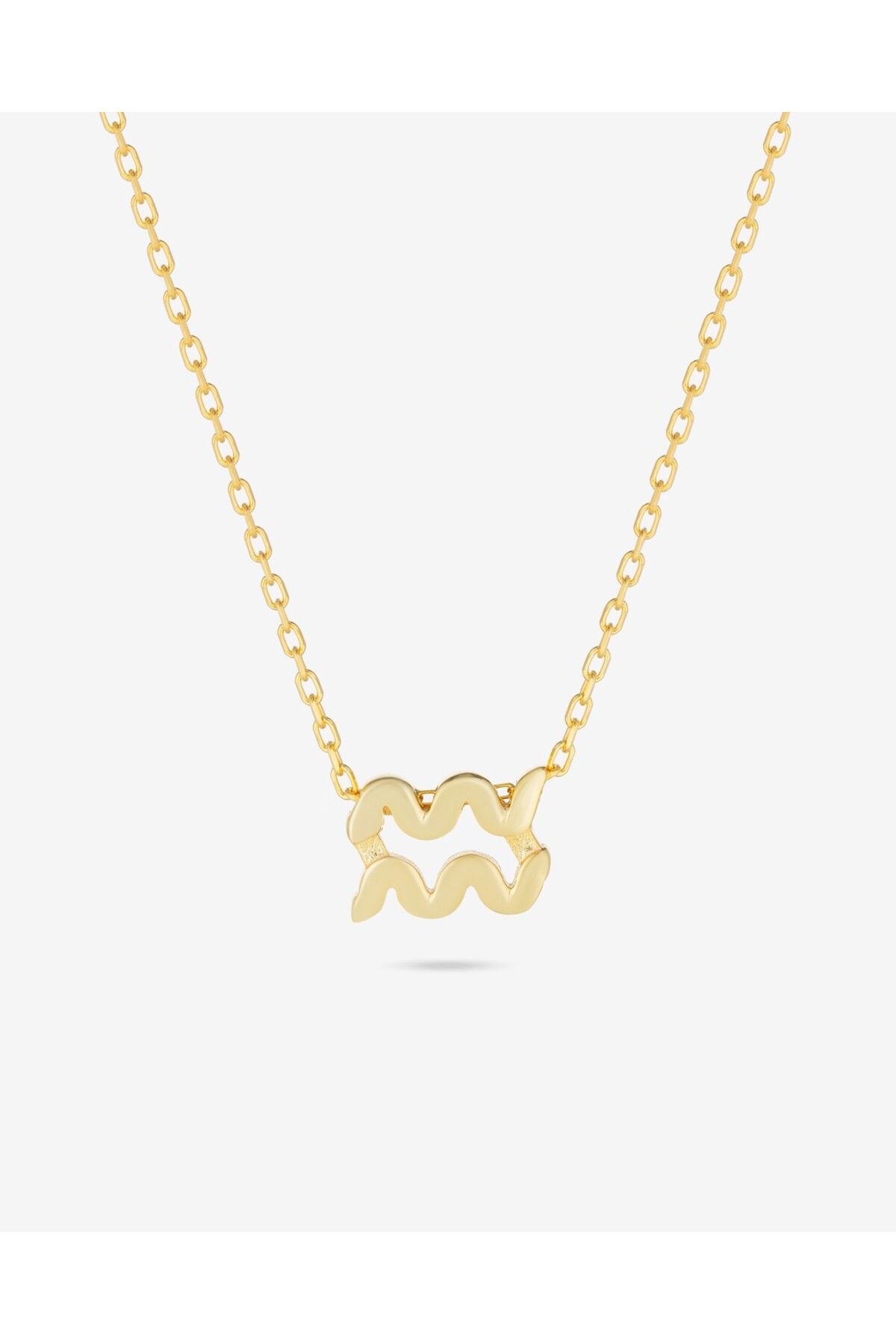 MEKS JEWELS Gümüş Kova Burcu Kolyesi