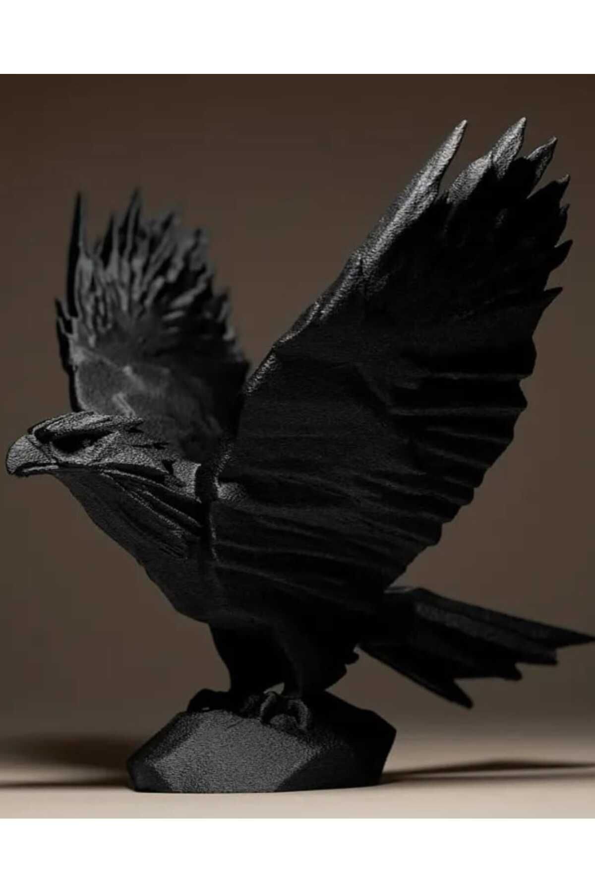 ValoriaConcept 🦅 Kanatlarını Açmış Kartal Büstü – Güç ve Özgürlüğün Sembolü | 3D Baskı Dekoratif Heykel