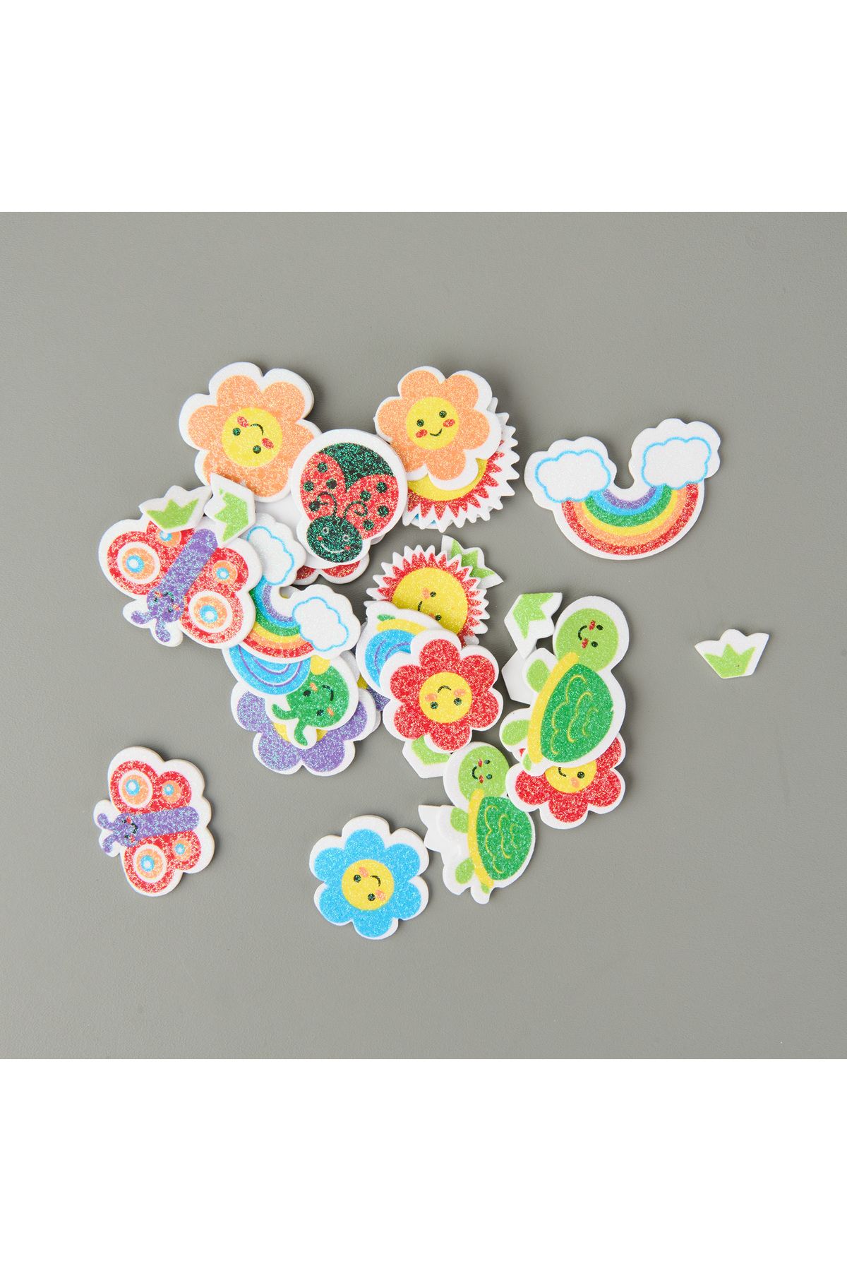 Bubu Simli 33'lü Eva Sticker - Renkli