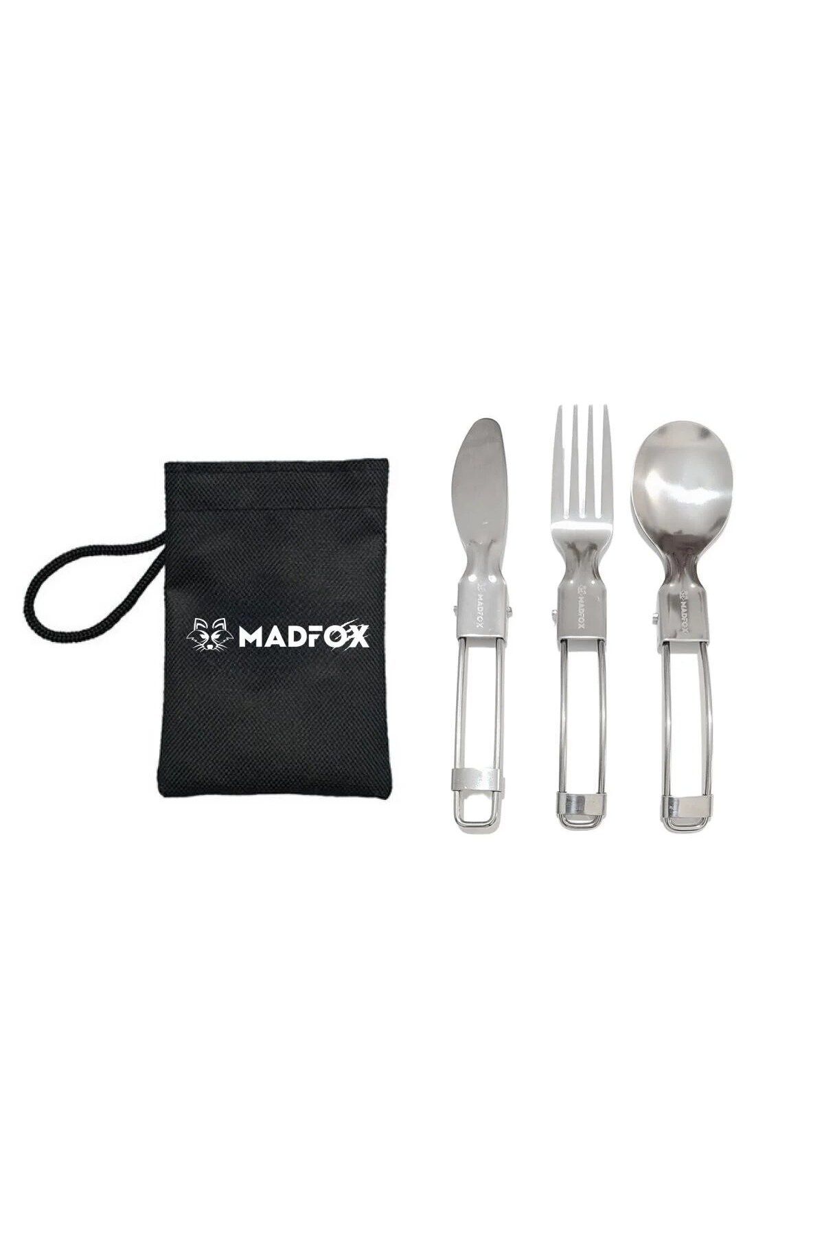 MADFOX Heavy Duty 3IN1 Katlanır Çatal Kaşık Bıçak