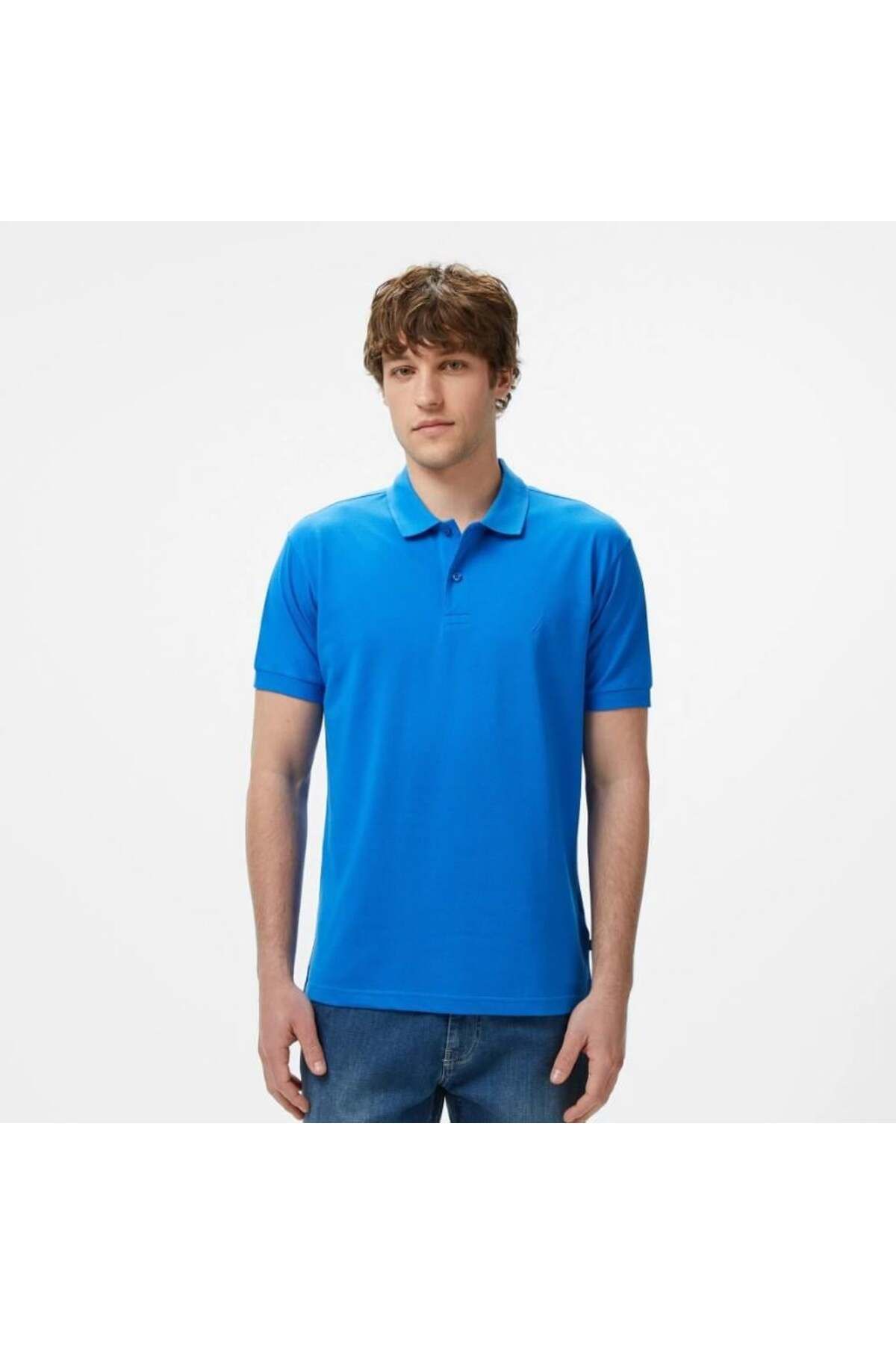 Nautica Erkek Mavi Classic Fit Polo