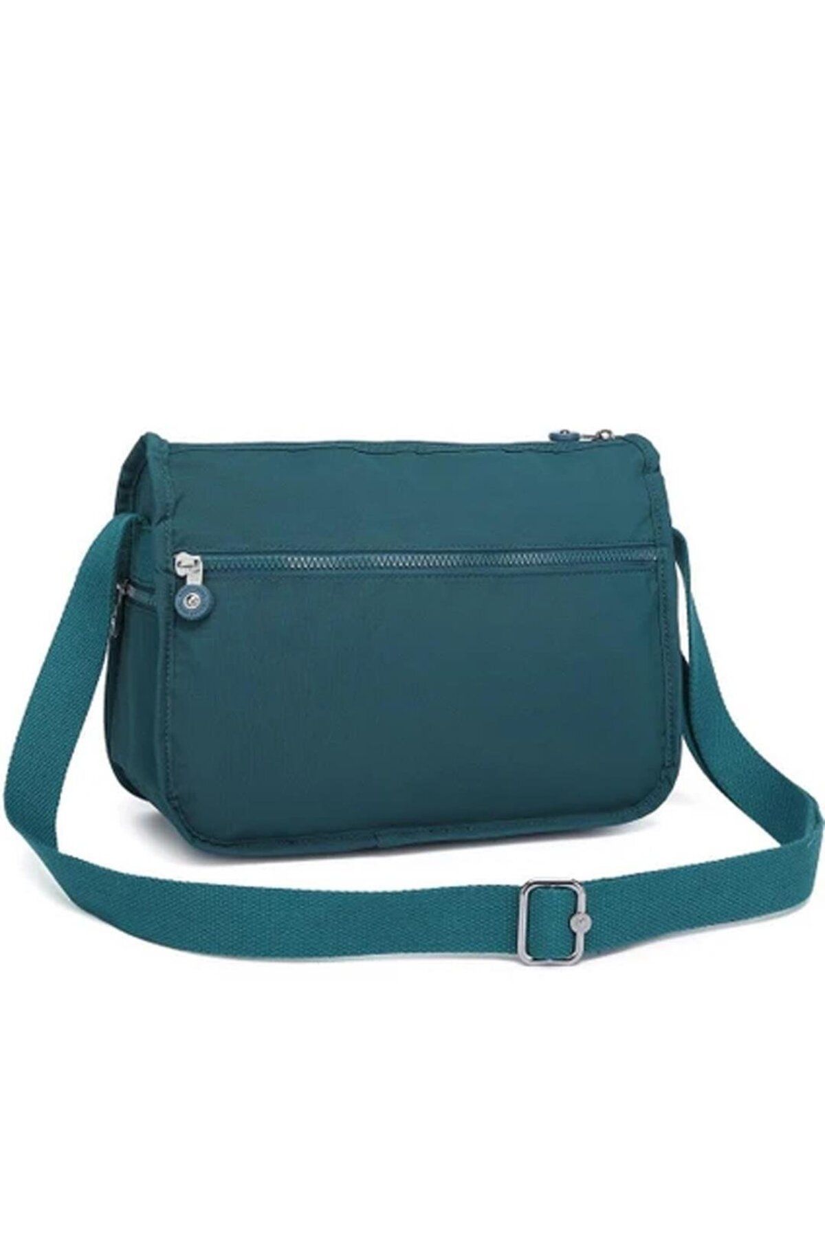 SMART BAGS Krinkıl Kumaş Postacı Çantası BC 1128 - Koyu Yeşil