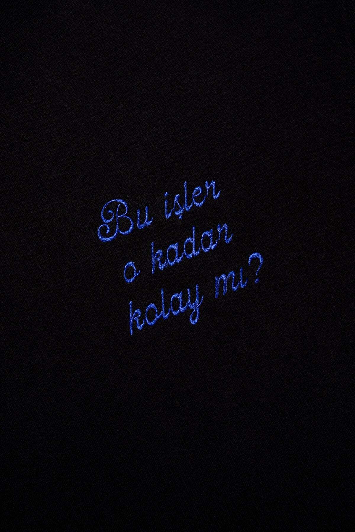 Reflect Studio-Mvö Is It Possible to Be in Trouble? Supersoft Sweatshirt - Black 5