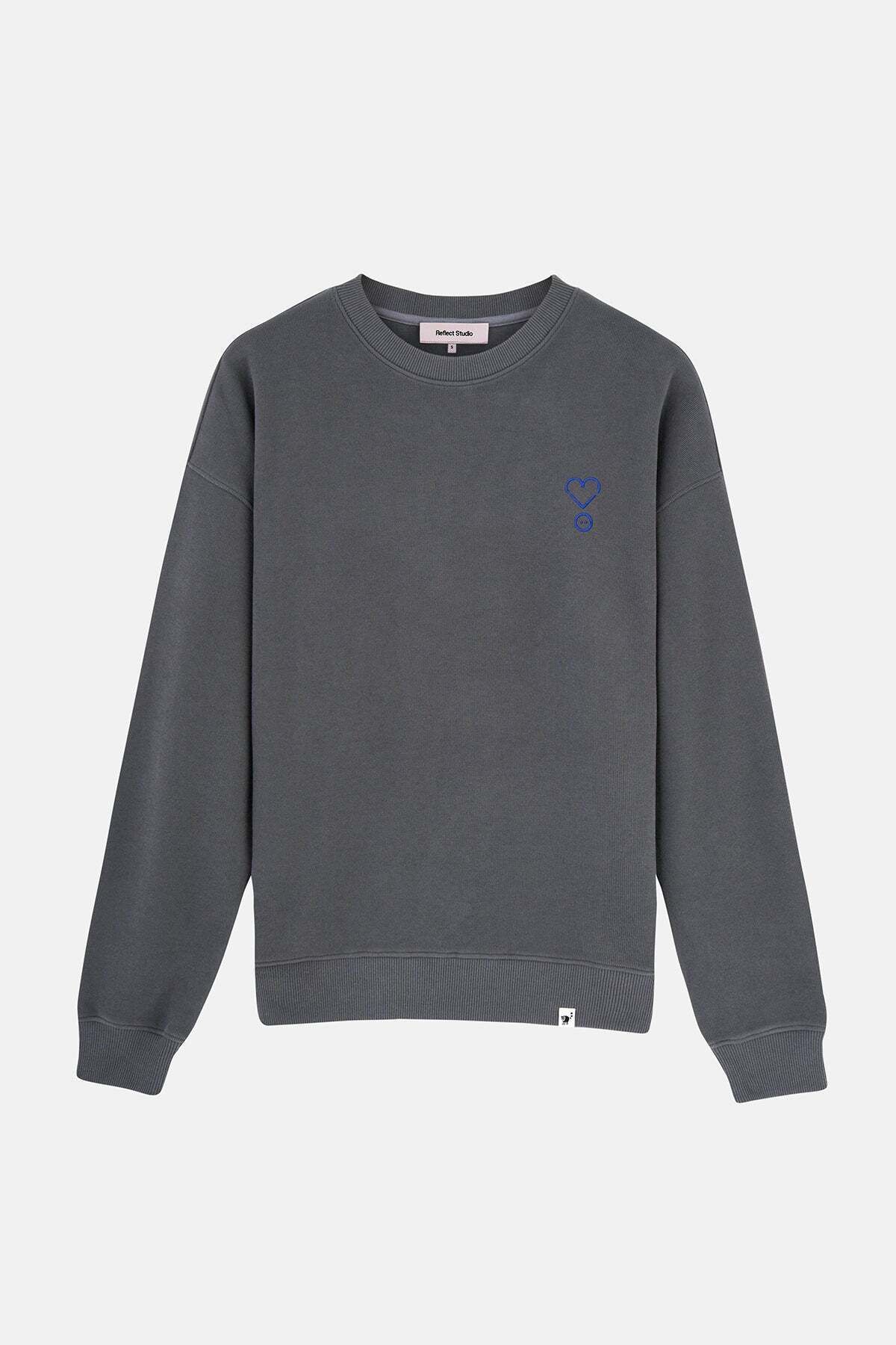 Reflect Studio mvö Hayatın Gerçek Mi? SuperSoft Sweatshirt - Antrasit