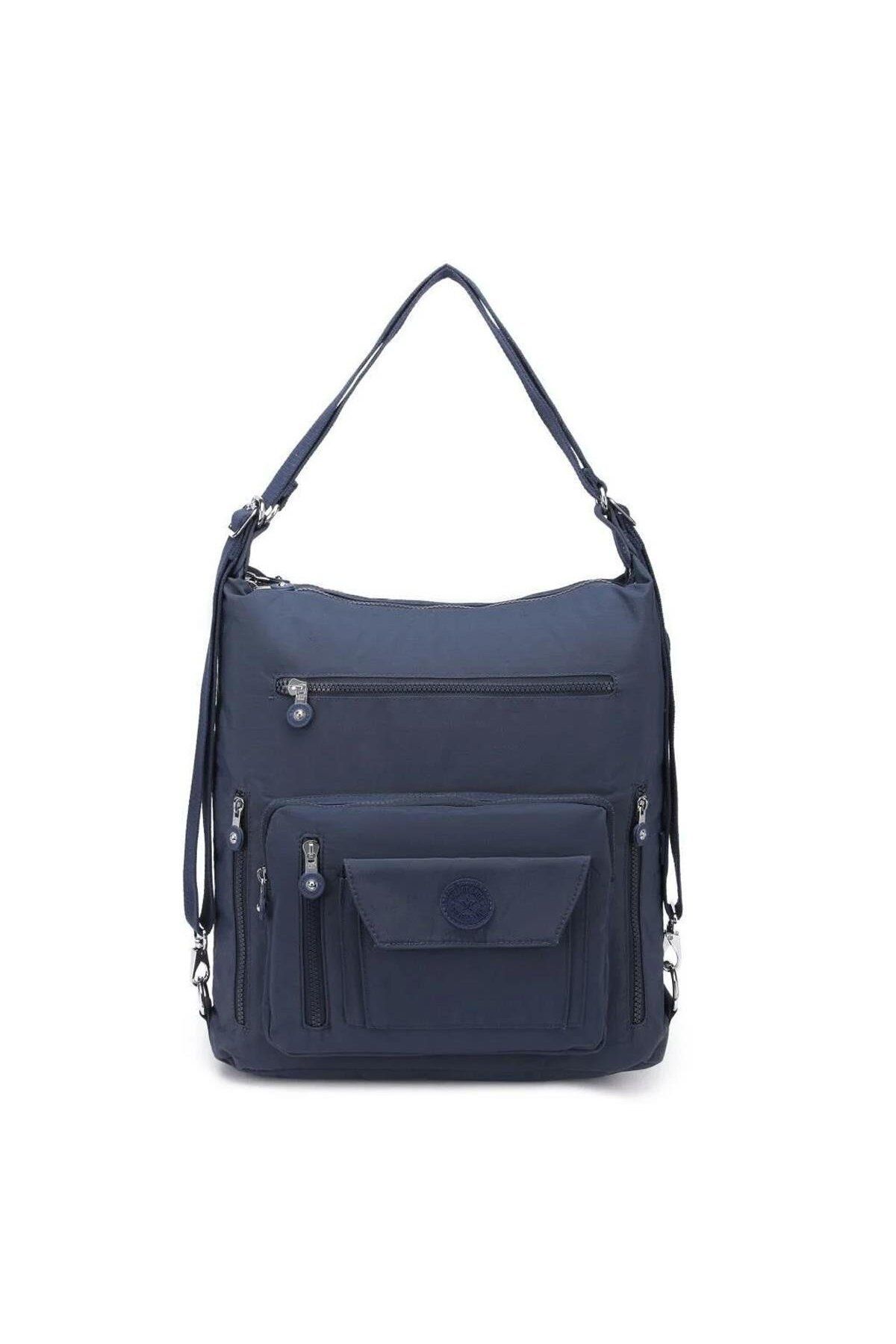 SMART BAGS Hem Sırt Hem de Omuz Kadın Çantası BC 1205 4001 - Lacivert