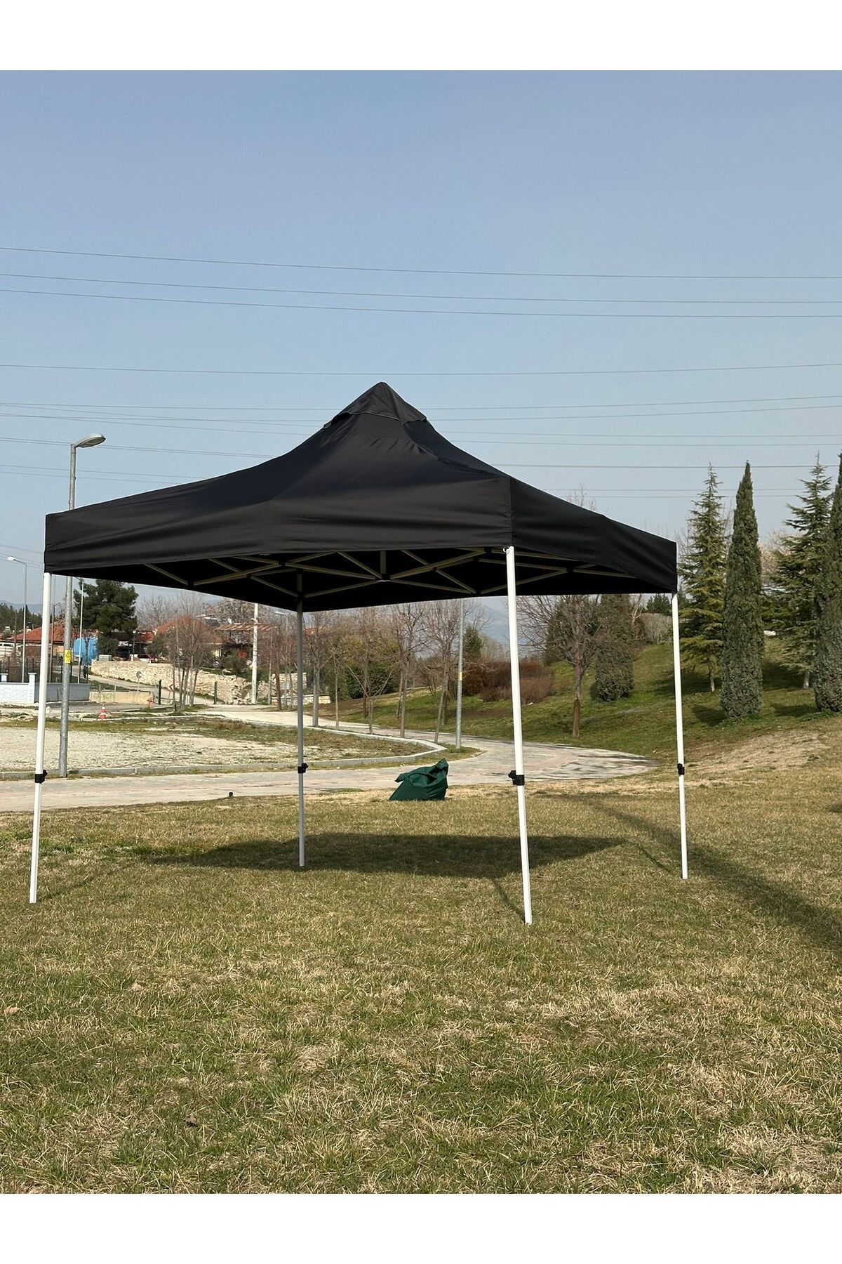 SEVİLBRANDA 3X3 GAZEBO TENTE 9M2 Siyah
