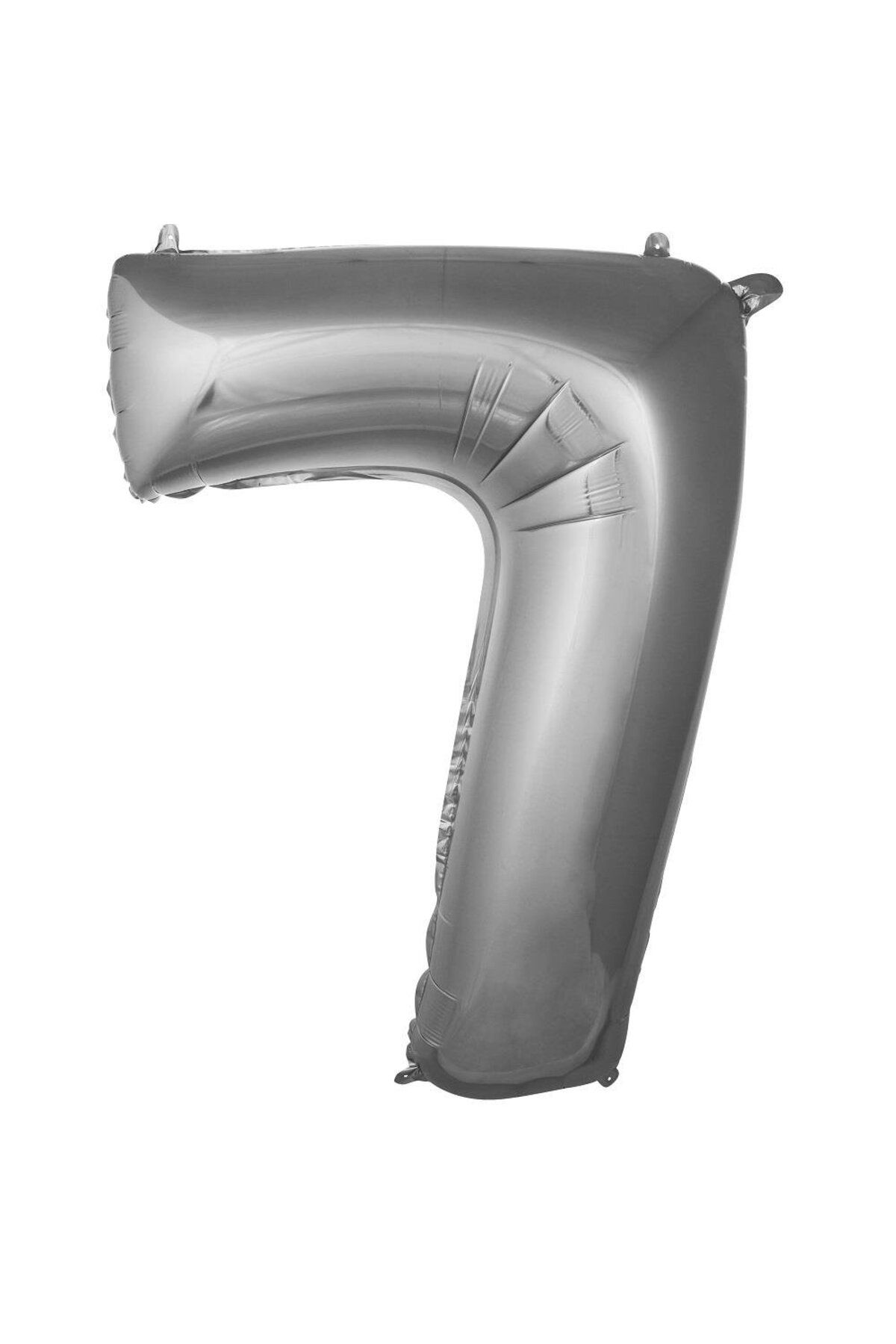 PARTİMİO PARTİ MALZEMELERİ Rakam Folyo Balon Gümüş Renk 16'' (36cm)