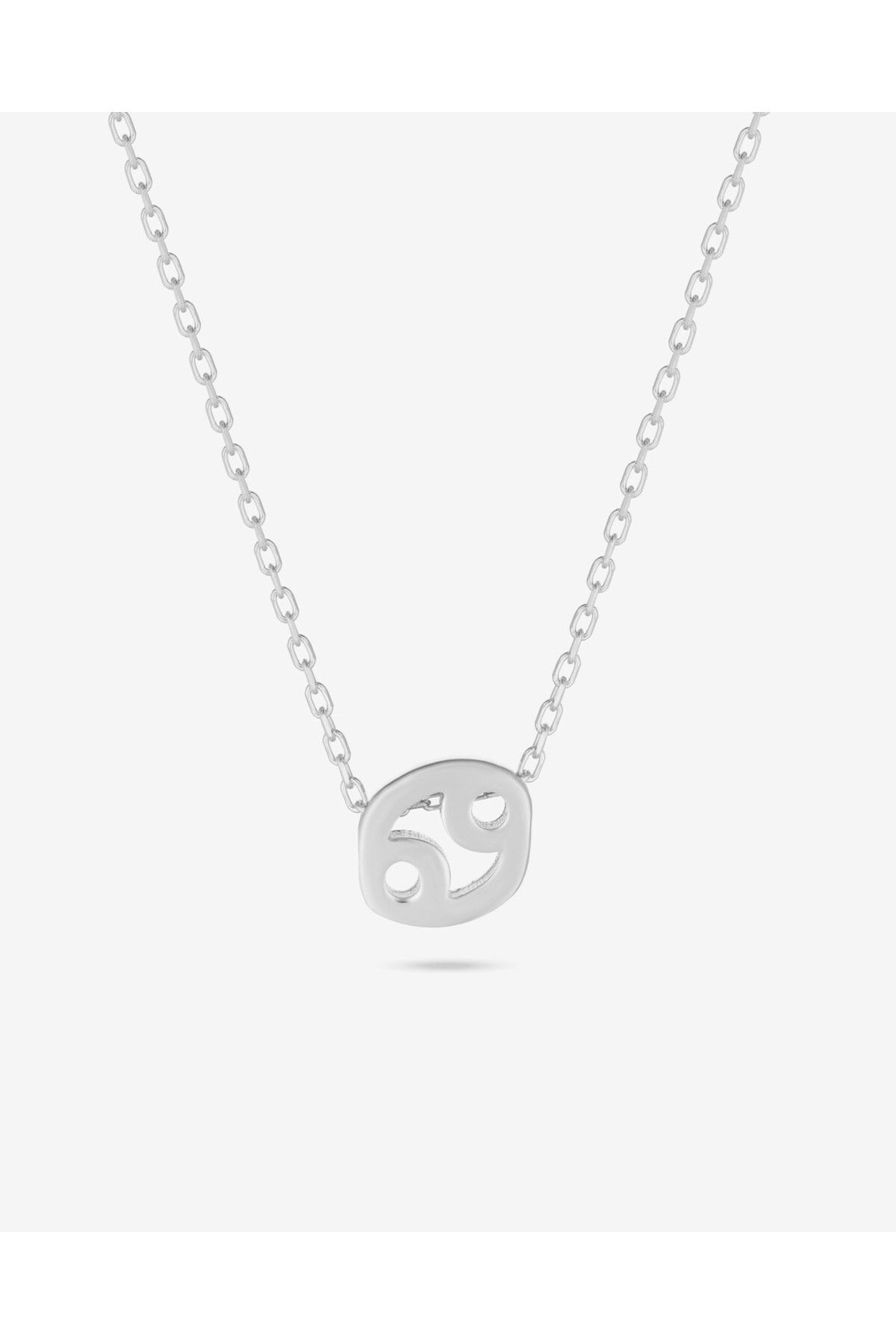 MEKS JEWELS Gümüş Yengeç Burcu Kolyesi