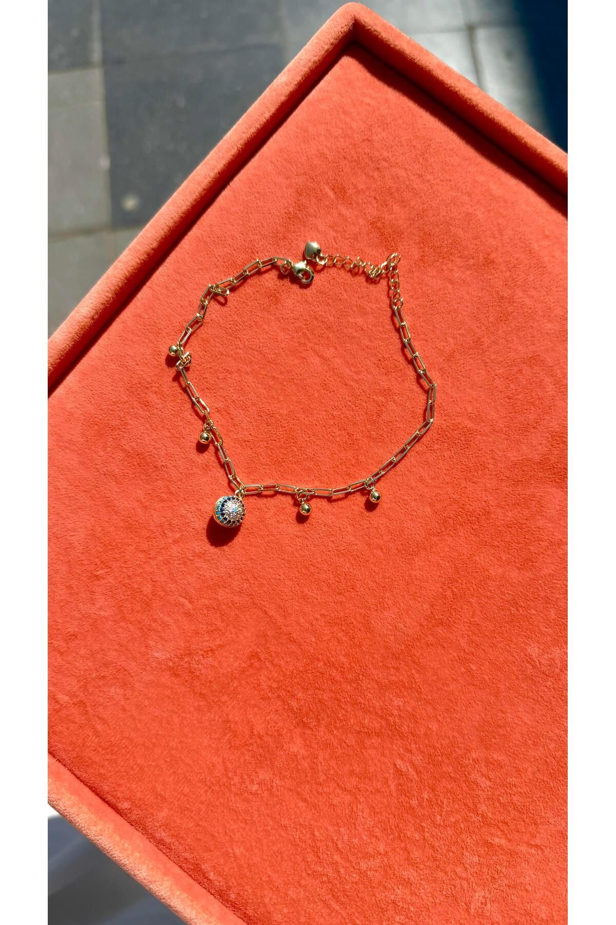 BY CANSU ACCESSORİES Perlina Gold Halhal (14k)