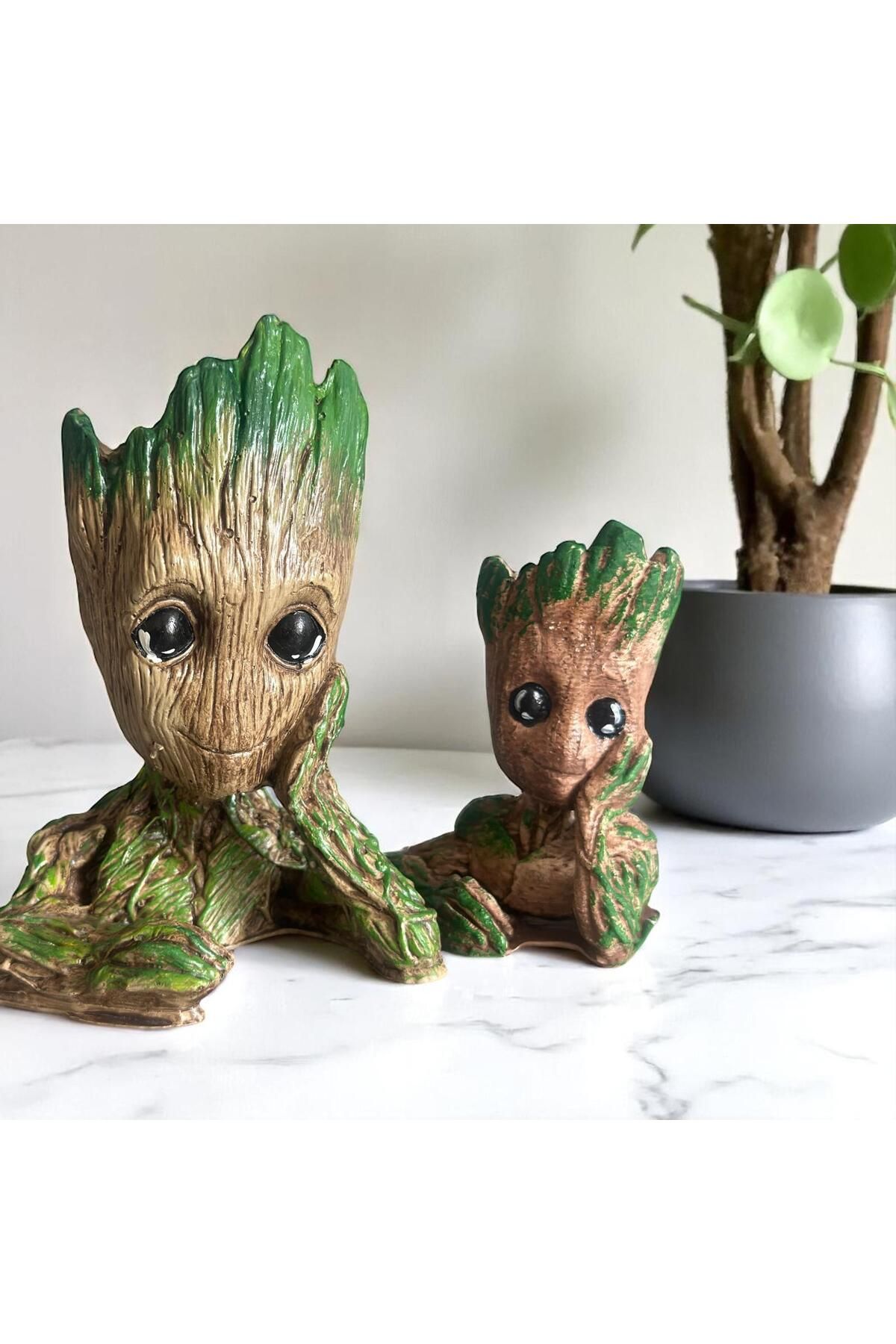 CHEMOOD Groot Model Dekoratif Saksı SetiGroot Model Dekoratif Saksı Seti