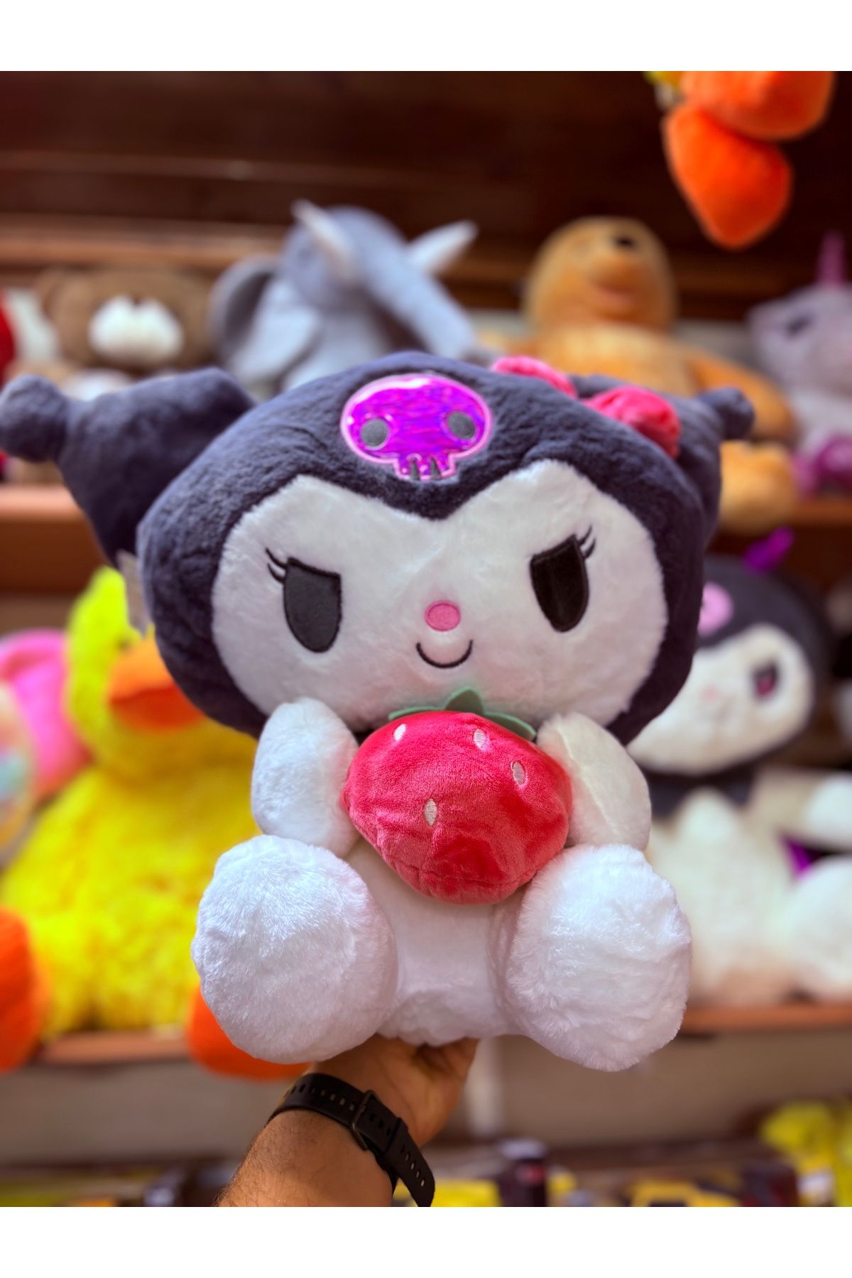 Zirve Kuromi karikatür peluş oyuncak 40 cm