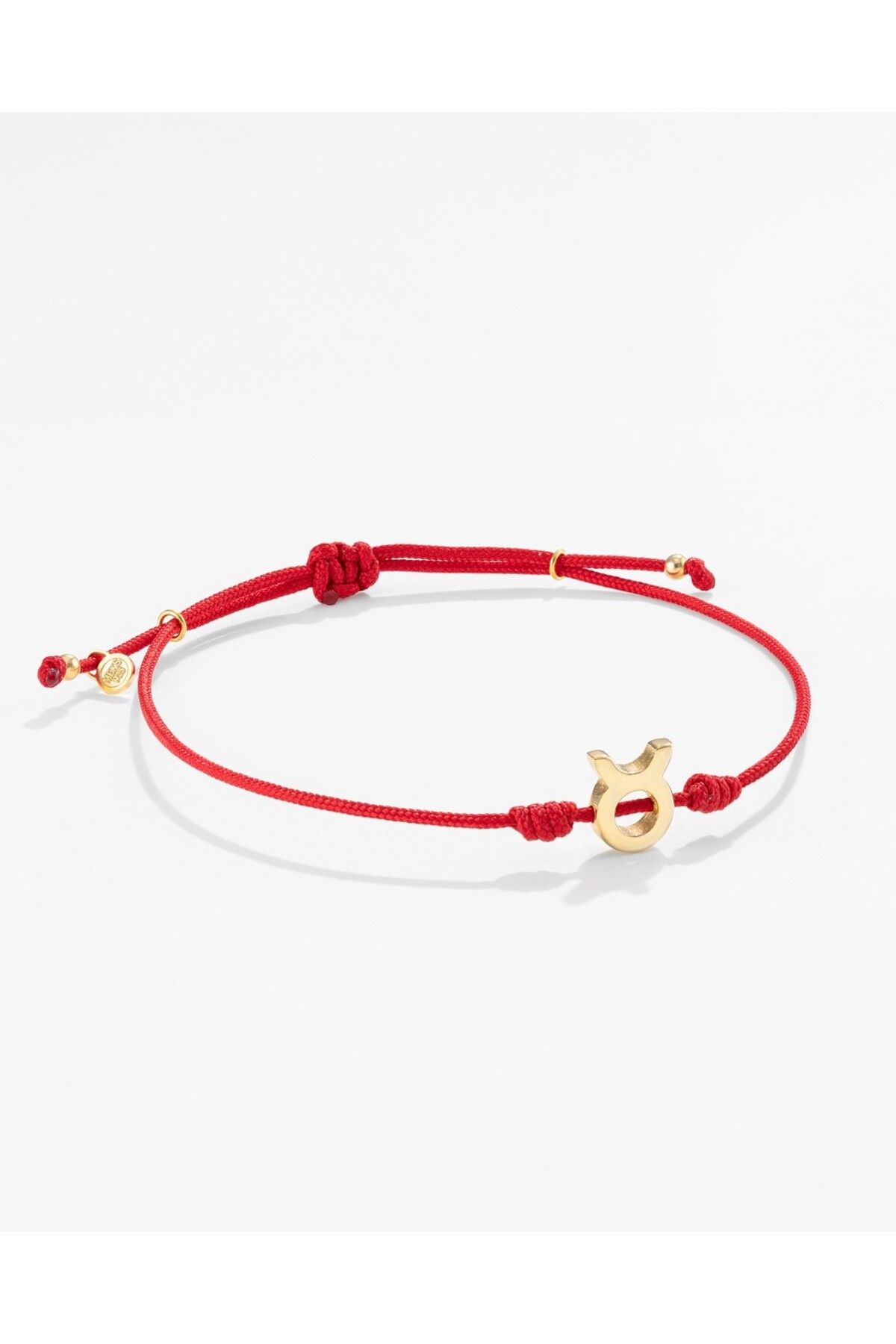 MEKS JEWELS Gümüş Boğa Burcu Kırmızı Bileklik