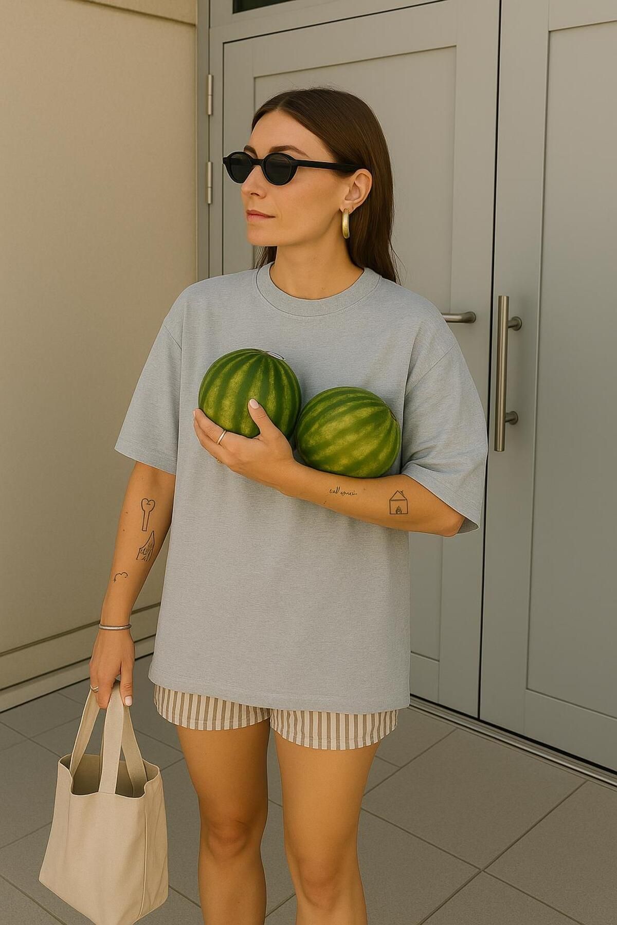 BENROMA Oversize Unisex Tişört