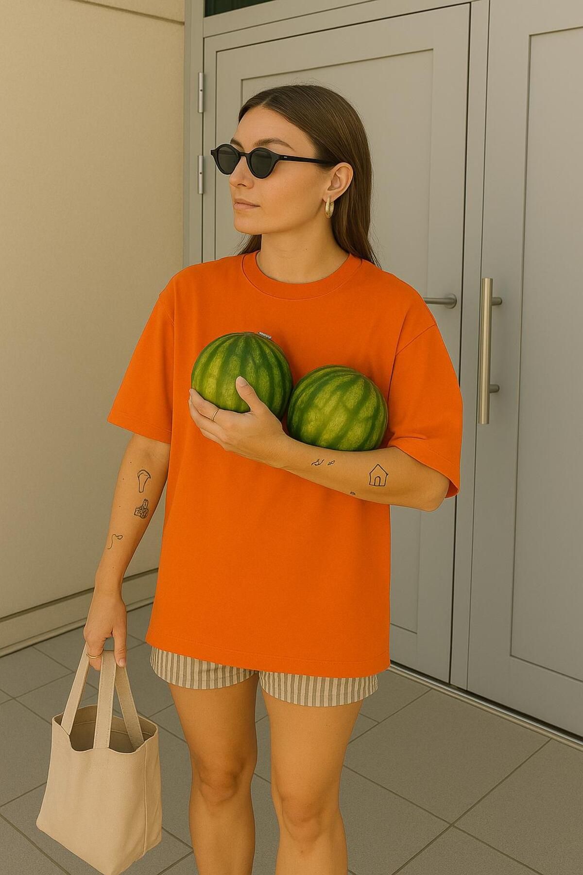 BENROMA Oversize Unisex Tişört