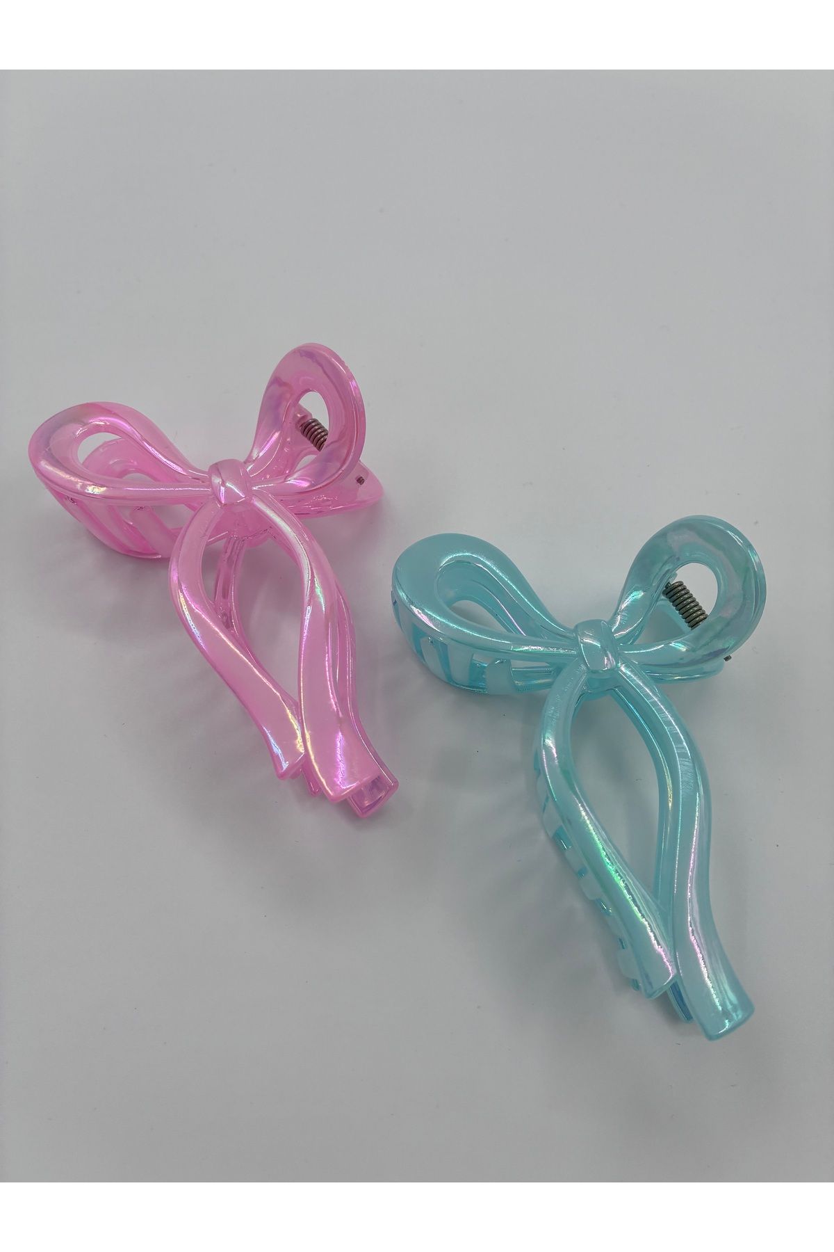 myrina boutique Neon Renk 2li Klipsli Fiyonk Toka