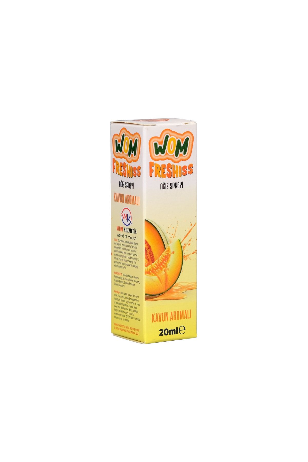 wom Freshıss Ağız Spreyi 20 Ml Kavun