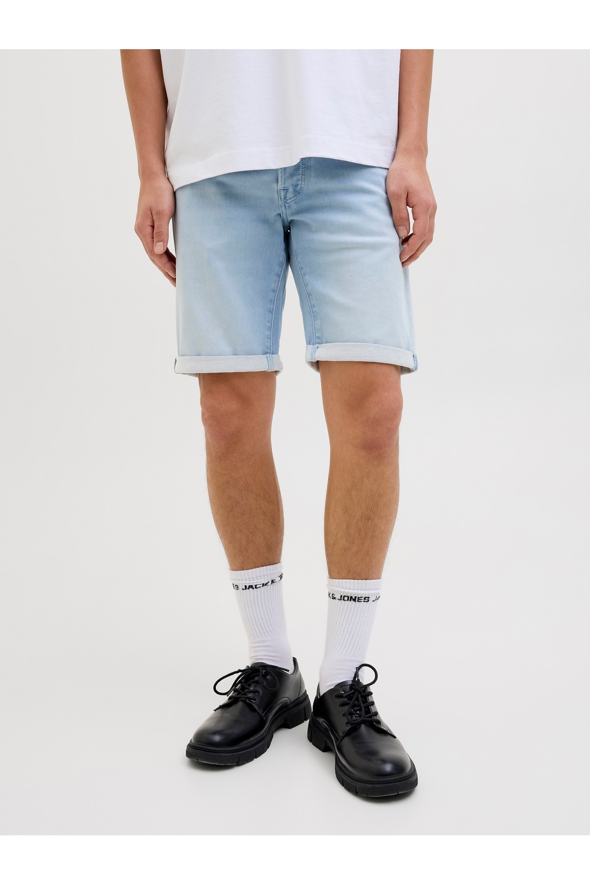 شلوارک مردانه راسته فاق نرمال | جک اند جونز Jack & Jones 12269609 - تصویر 3