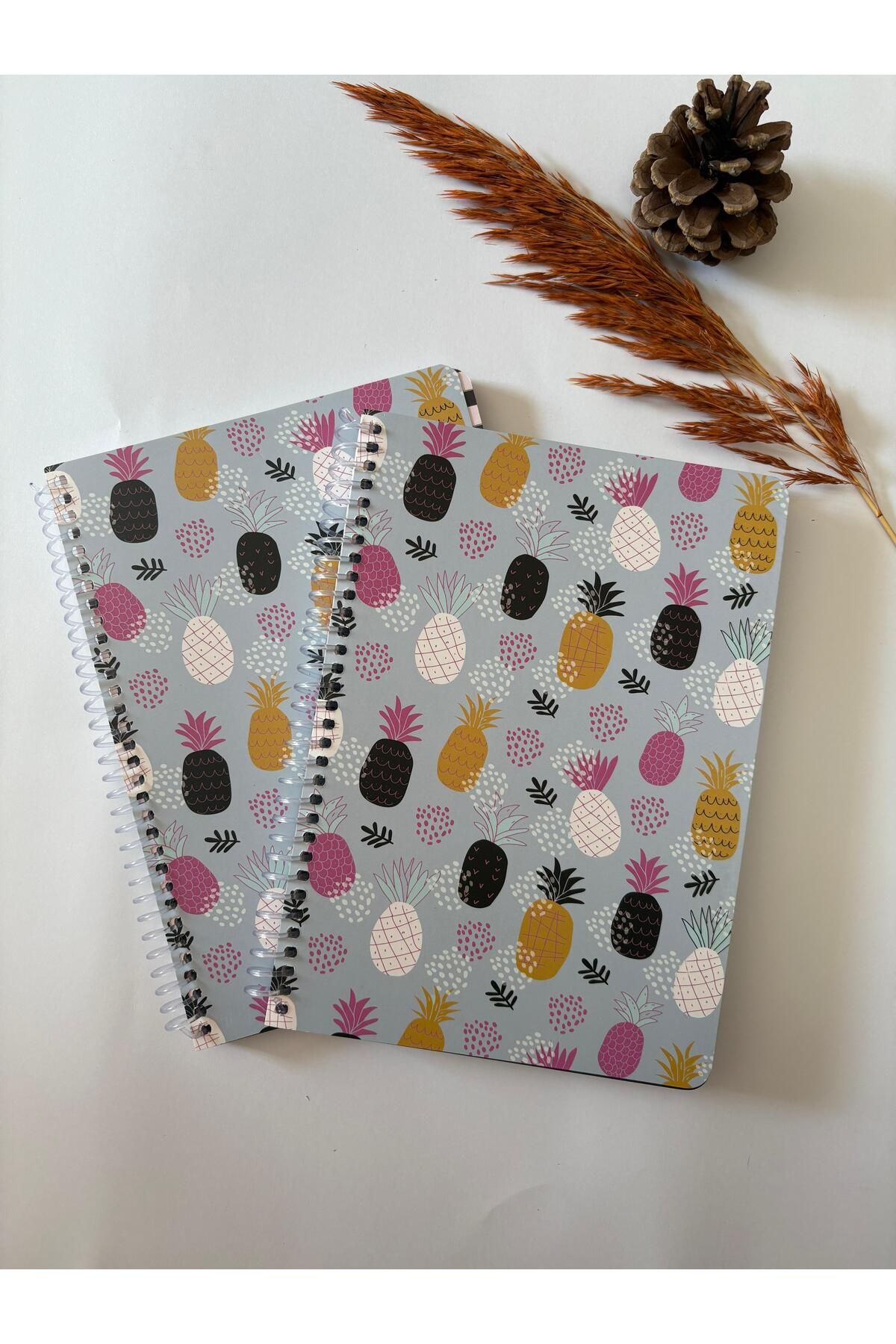 Adalinhome Atakids Lizy Çizgili Spiralli Okul Not Defteri | 21 x 16 cm | 100 Yaprak (2ADET)