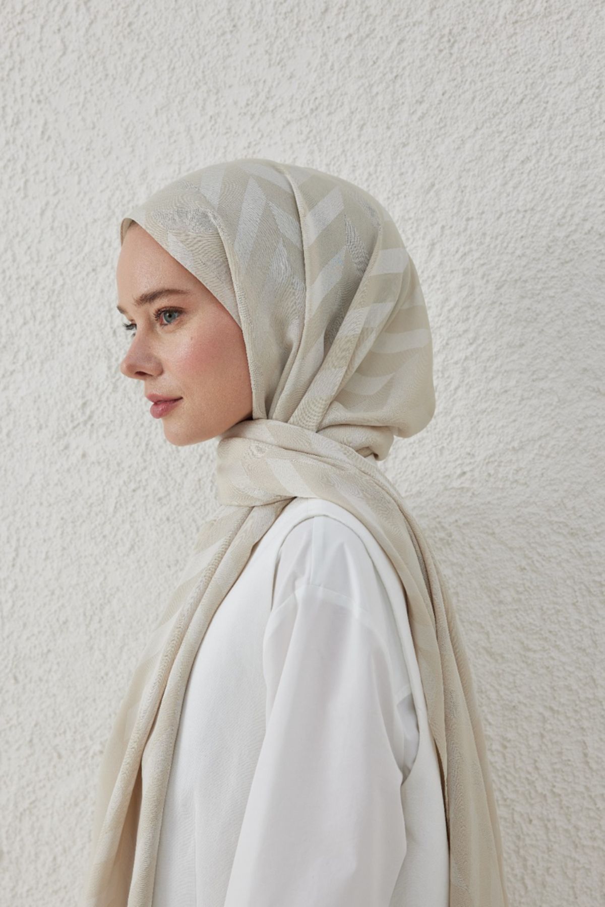 VALORSCARF Valor balıksırtı desen şal fil dişi