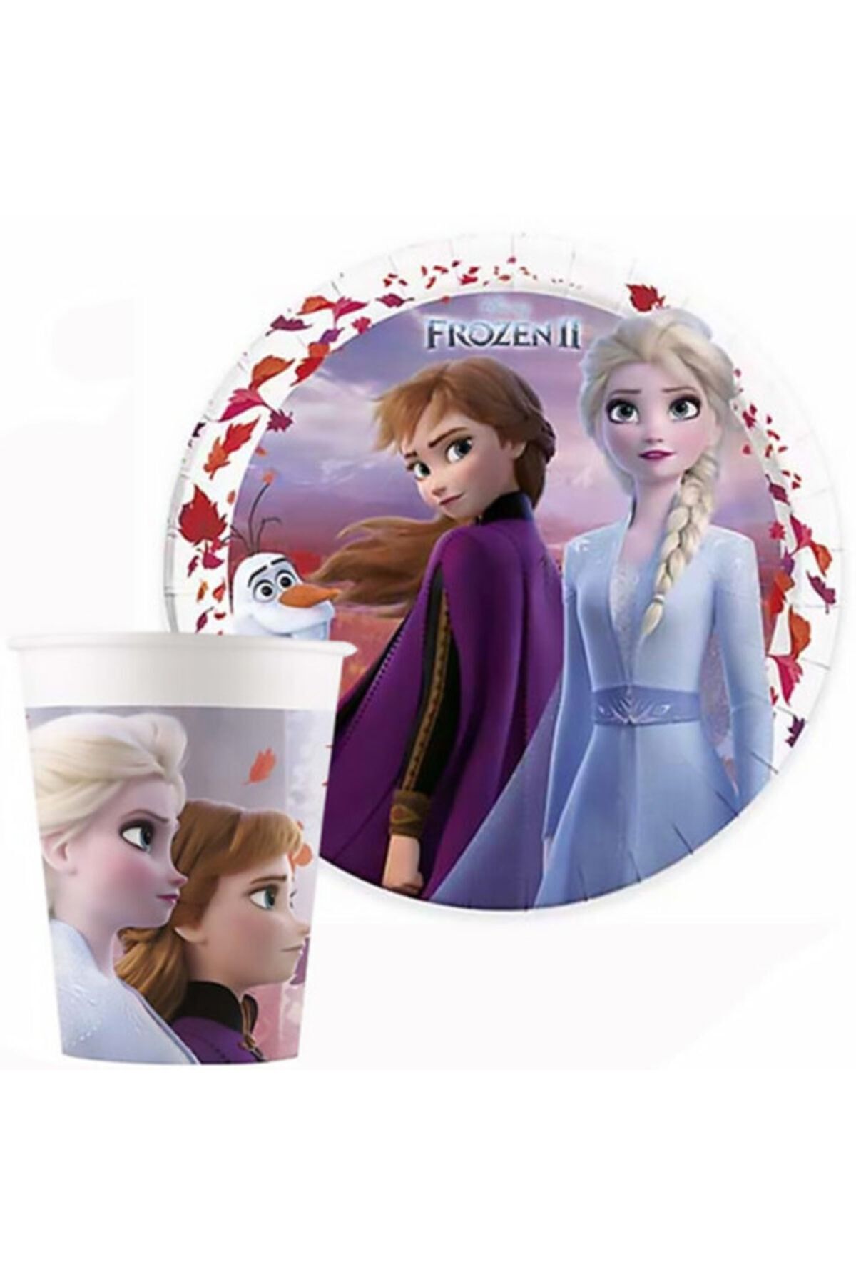 era balon ELSA,KARLAR ÜLKESİ,FROZEN TABAK BARDAK SETİ 8'Lİ
