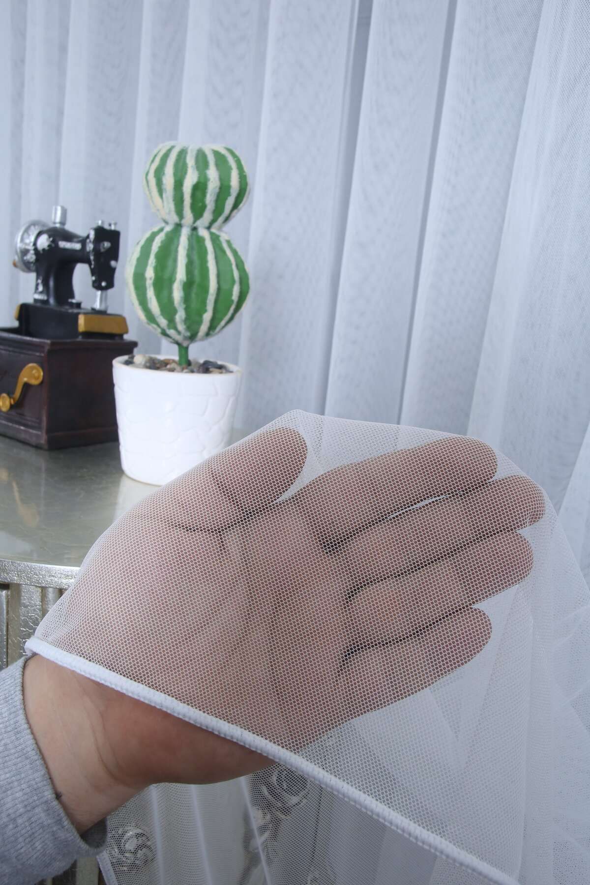 Navessa Home Collection Düz Tül Perde – 1/3 Pileli, Ekonomik ve Şık | Salon, Oturma ve Yatak Odasına Uygun