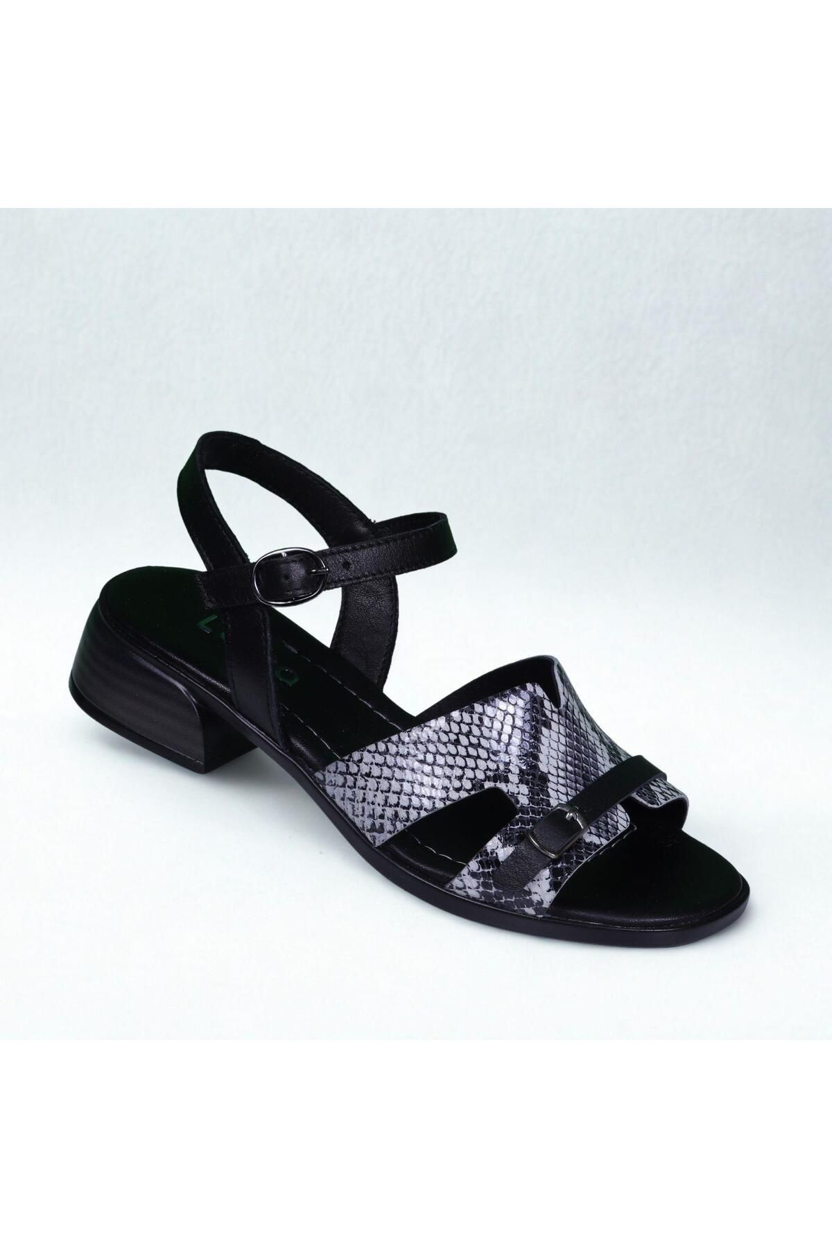 LORRA SHOES 10209 Günlük Kadın Hakiki Deri Sandalet