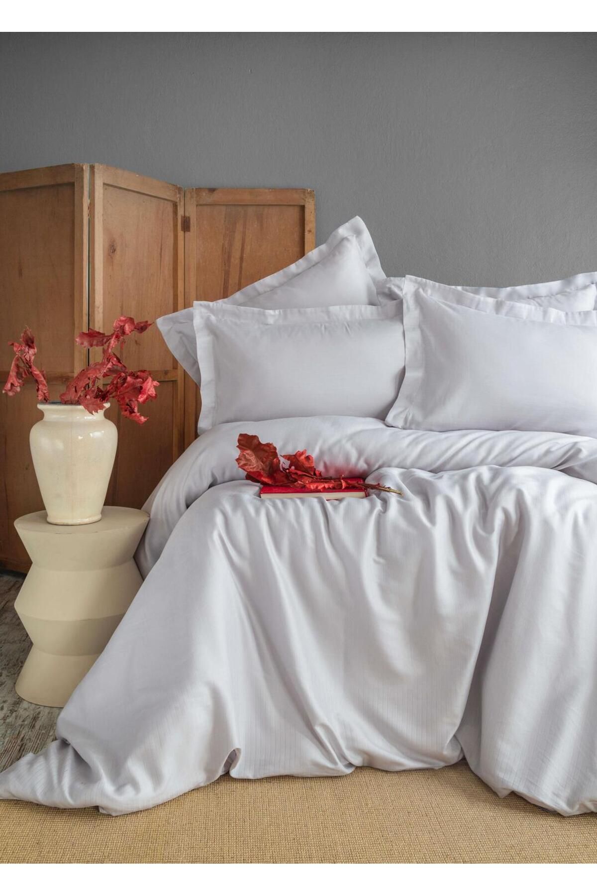 Apricitas HOME KING SIZE BAMBU NEVRESİM TAKIMI ELLIE GRAY - NEVRESIM