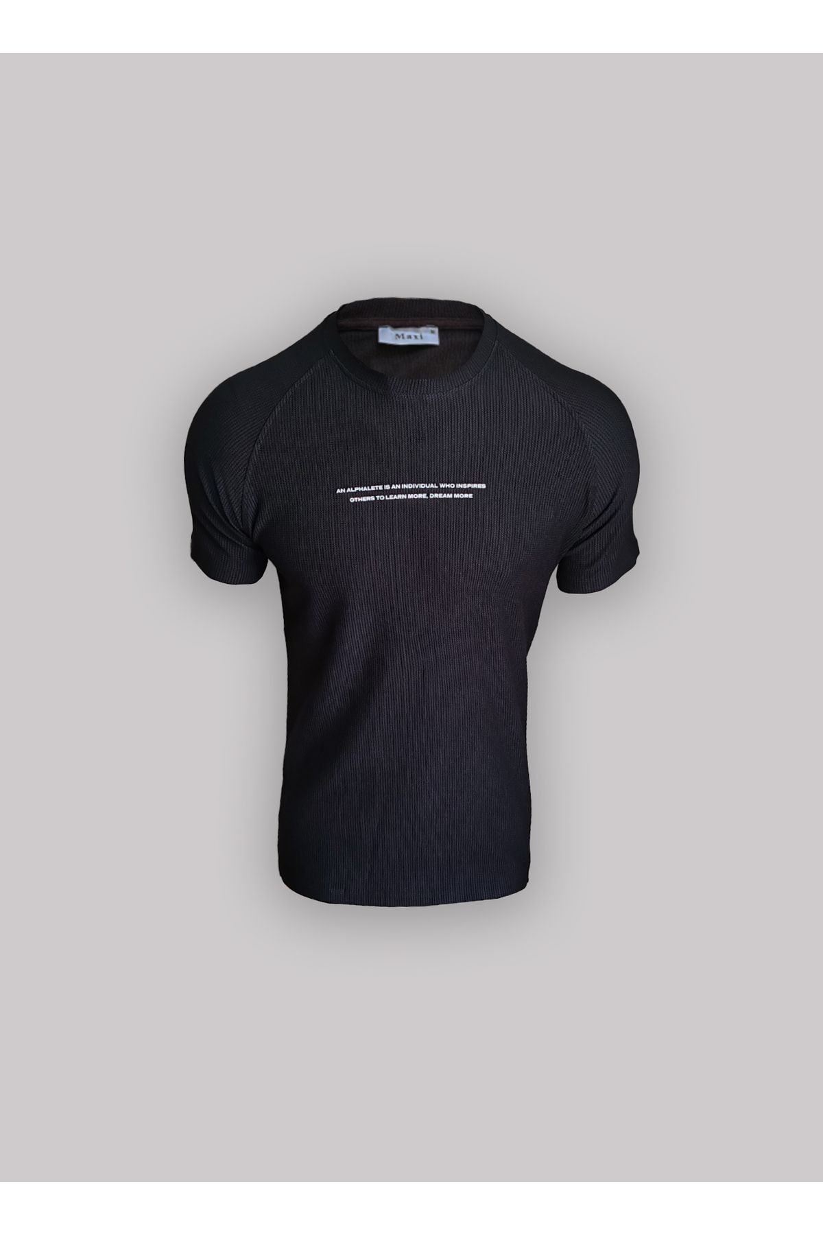 MAXİ Bisiklet Yaka Slim Fit Erkek T-Shirt