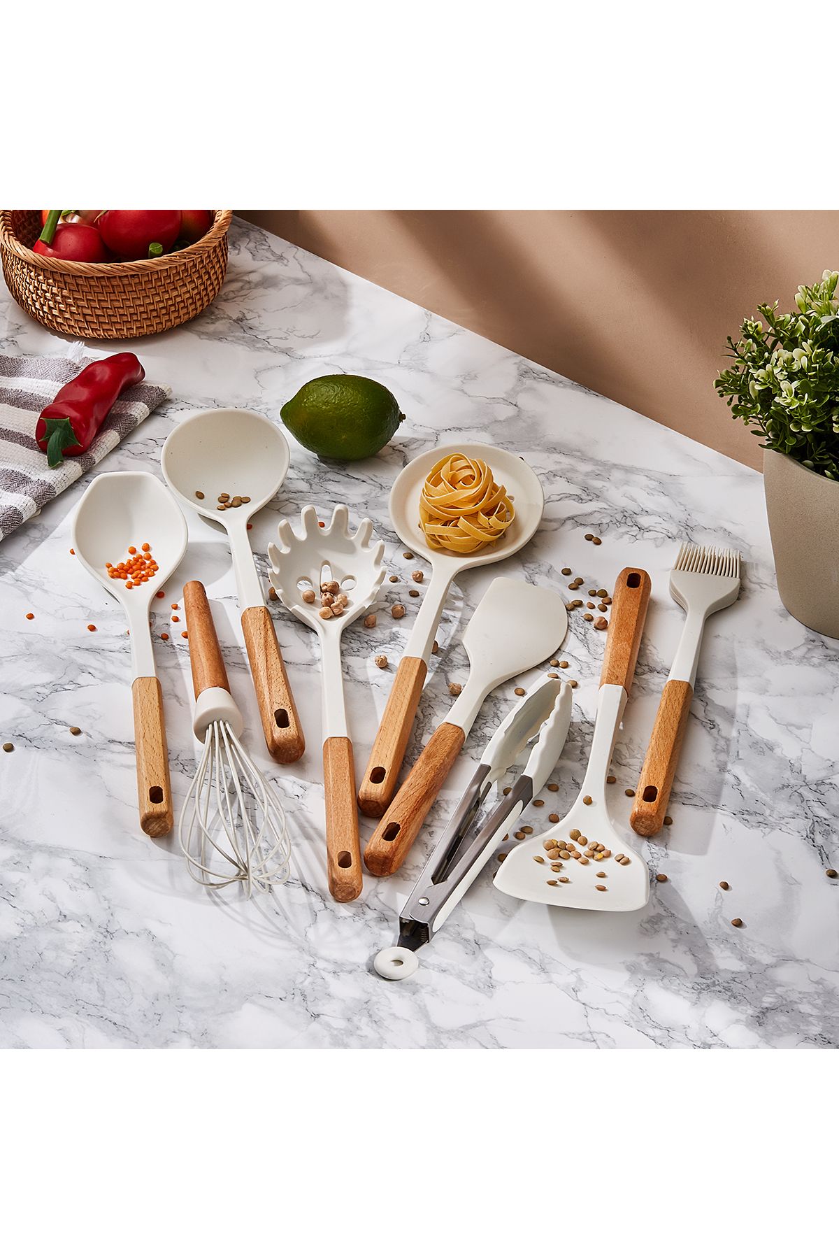 Aryıldız Dailytools 10 Parça Silikon Mutfak Seti