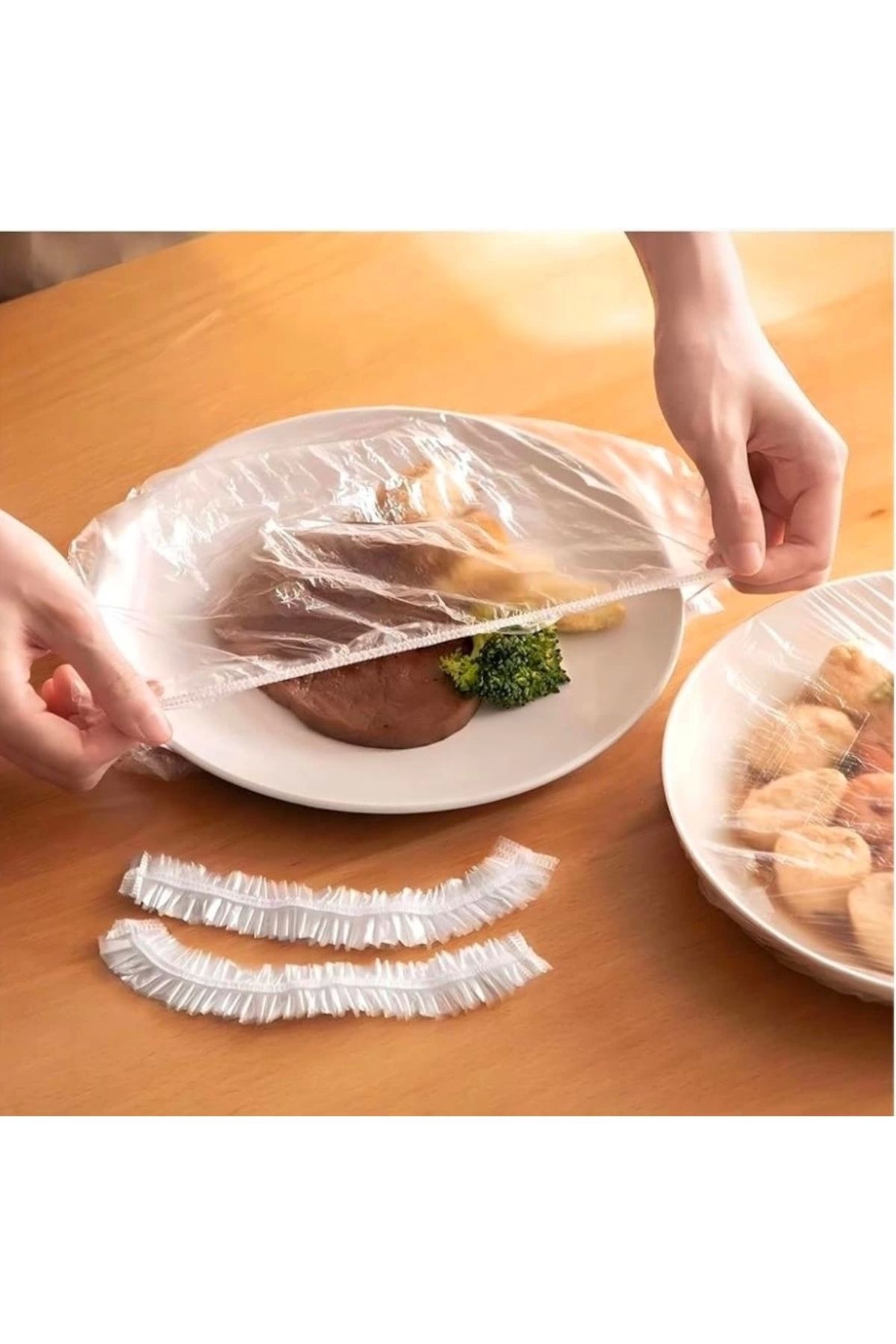 Generic Lastikli Tencere Ve Tabak Bonesi 100 Adet (20cm)