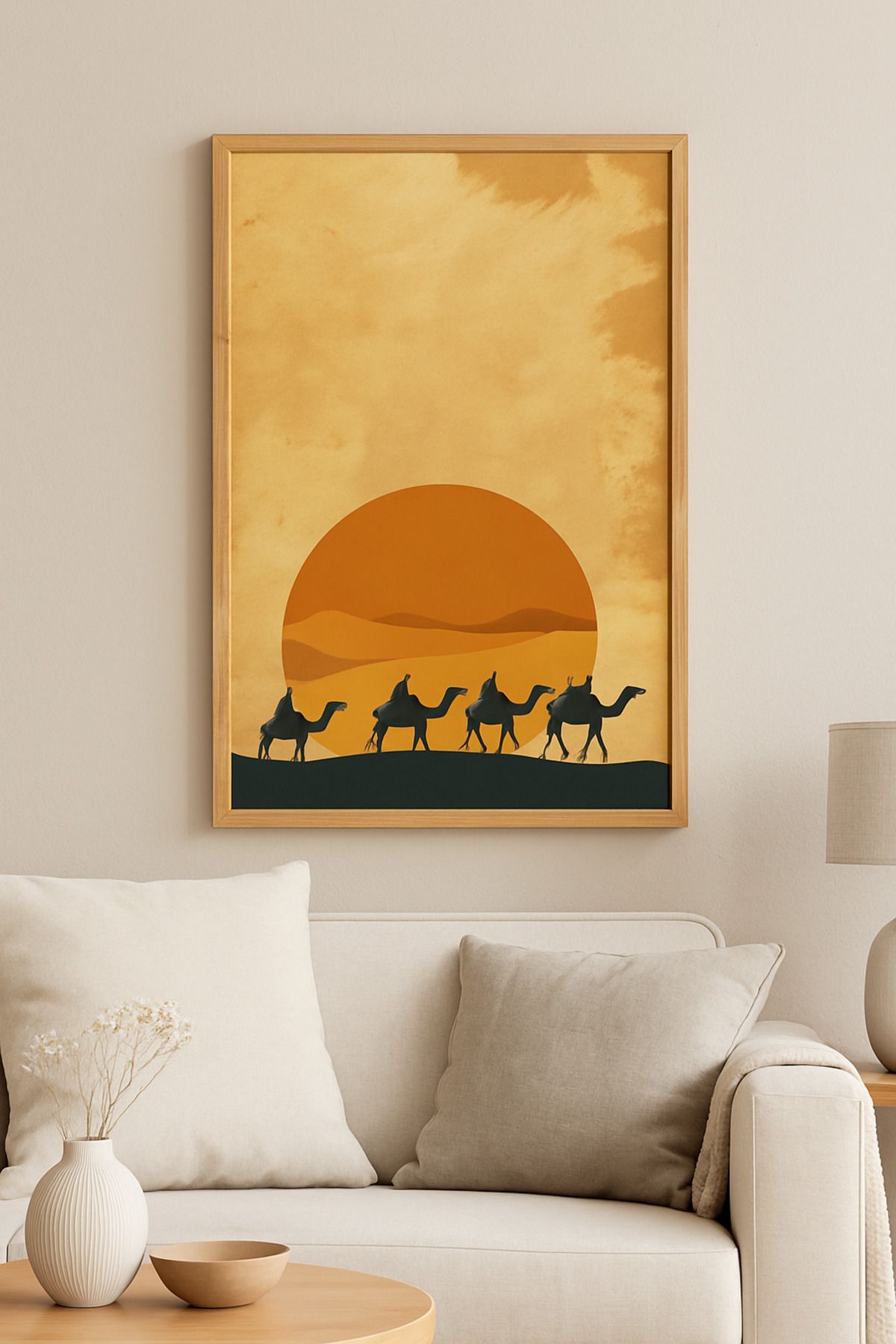 ARTABLE KERVAN AHŞAP ÇERÇEVELİ TABLO