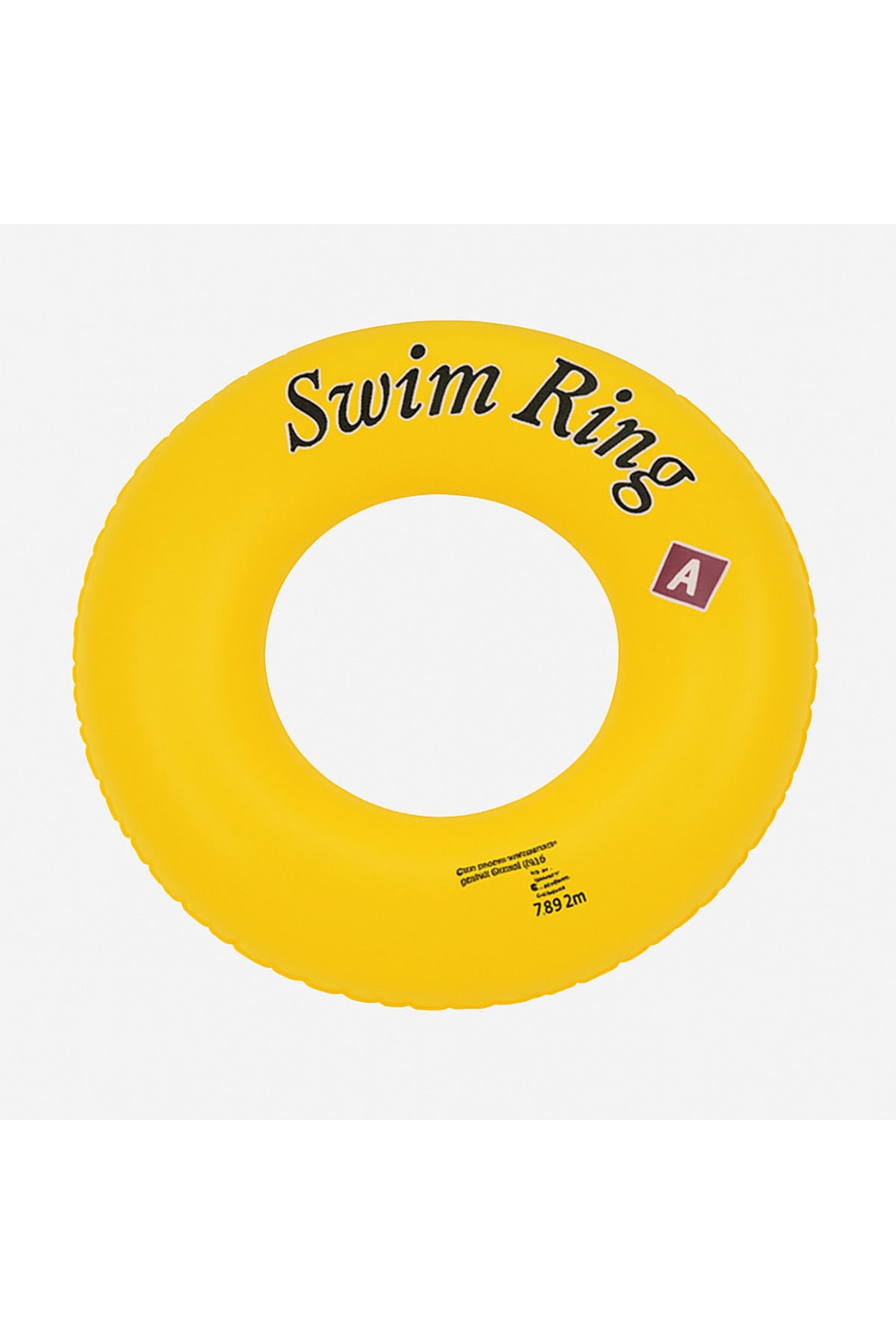 AKKUZU TİCARET Deniz Simidi +16 yaş Yetişkin - 70cm Büyük Boy & Sarı