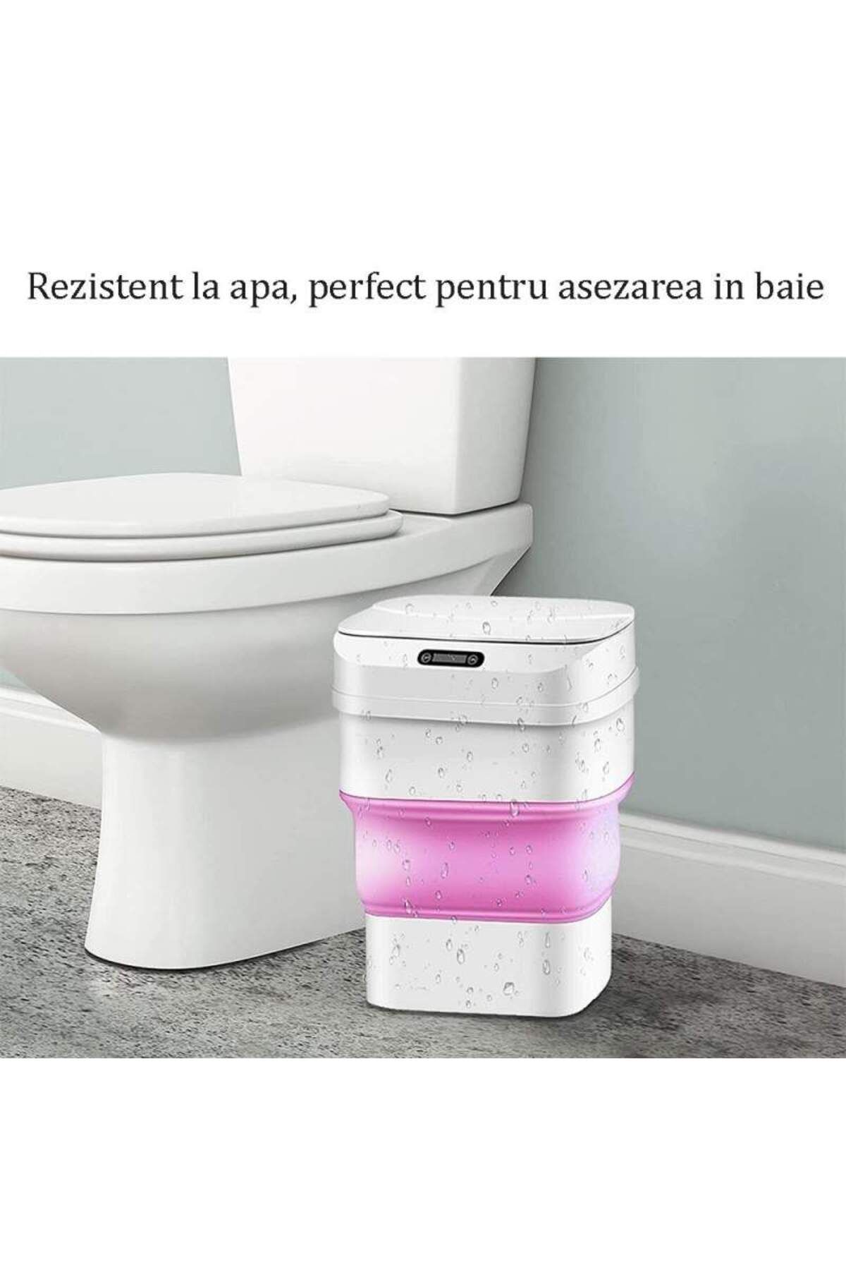 SIKS-Smart Trash Can, With Motion Sensor, Foldable, With Automatic Lid, Capacity 8 - 17 L 6