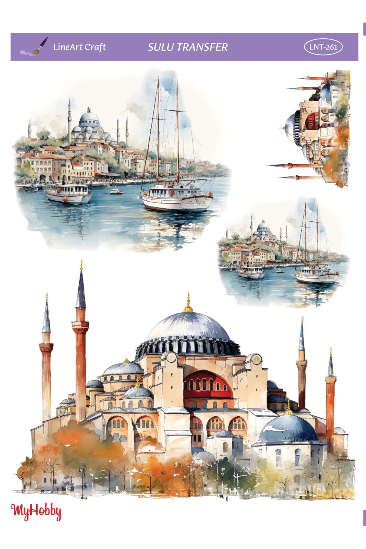 LİNEART Lineart Sulu Transfer 25x35cm No:LNT261