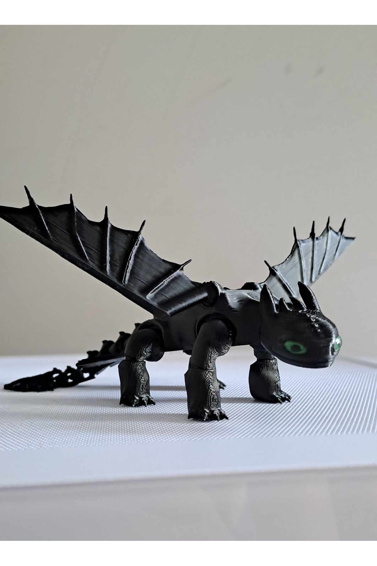 Gonulella 3D Ejderhanı Nasıl Egitirsin? Dişsiz Masa Dekor Torpido süsü Hareketli Figür