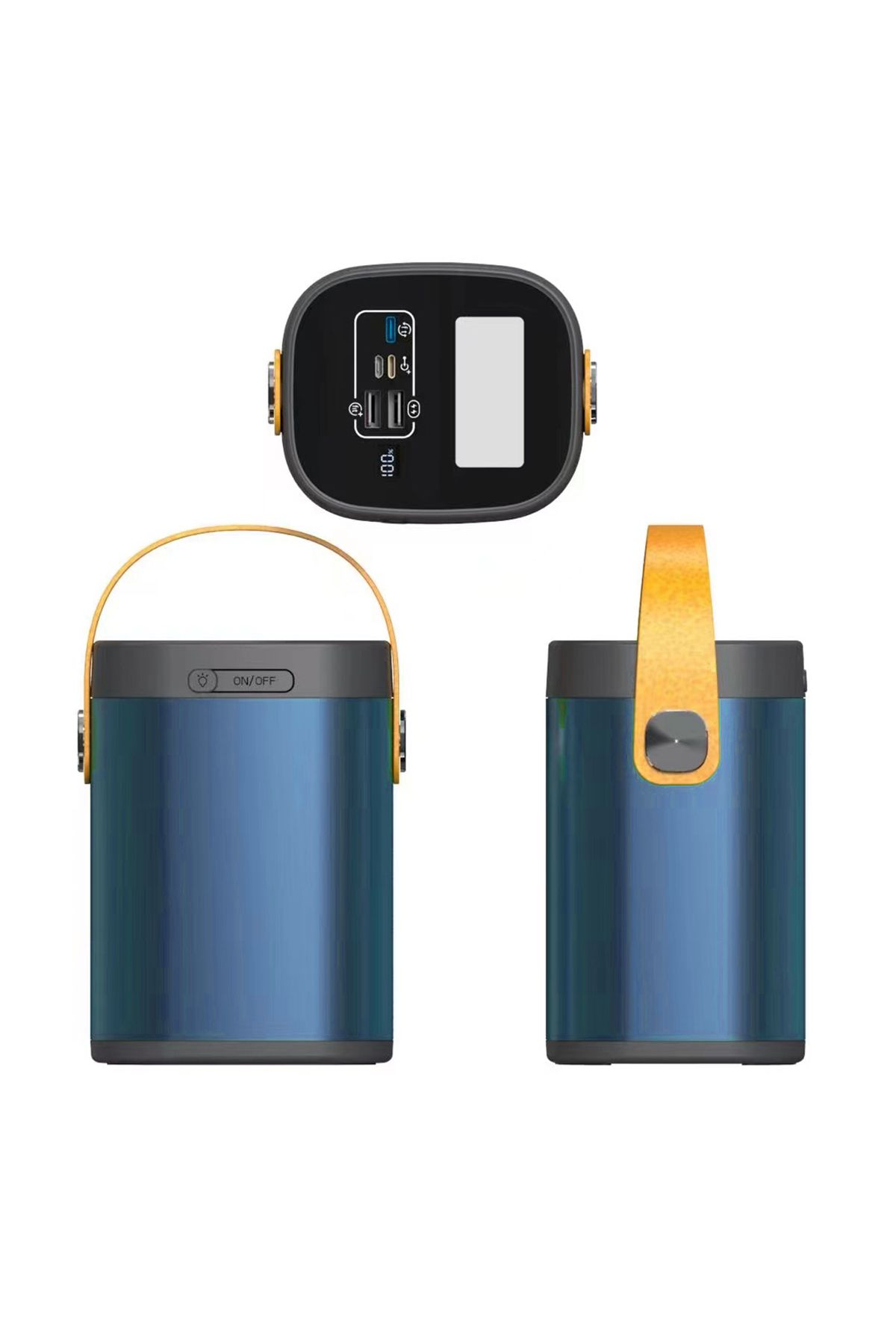 Canpay 120000 mAh Powerbank, Hızlı Şarj (22.5W), LED Gösterge, El Feneri, Çift USB, Güvenli ve Taşınabilir.