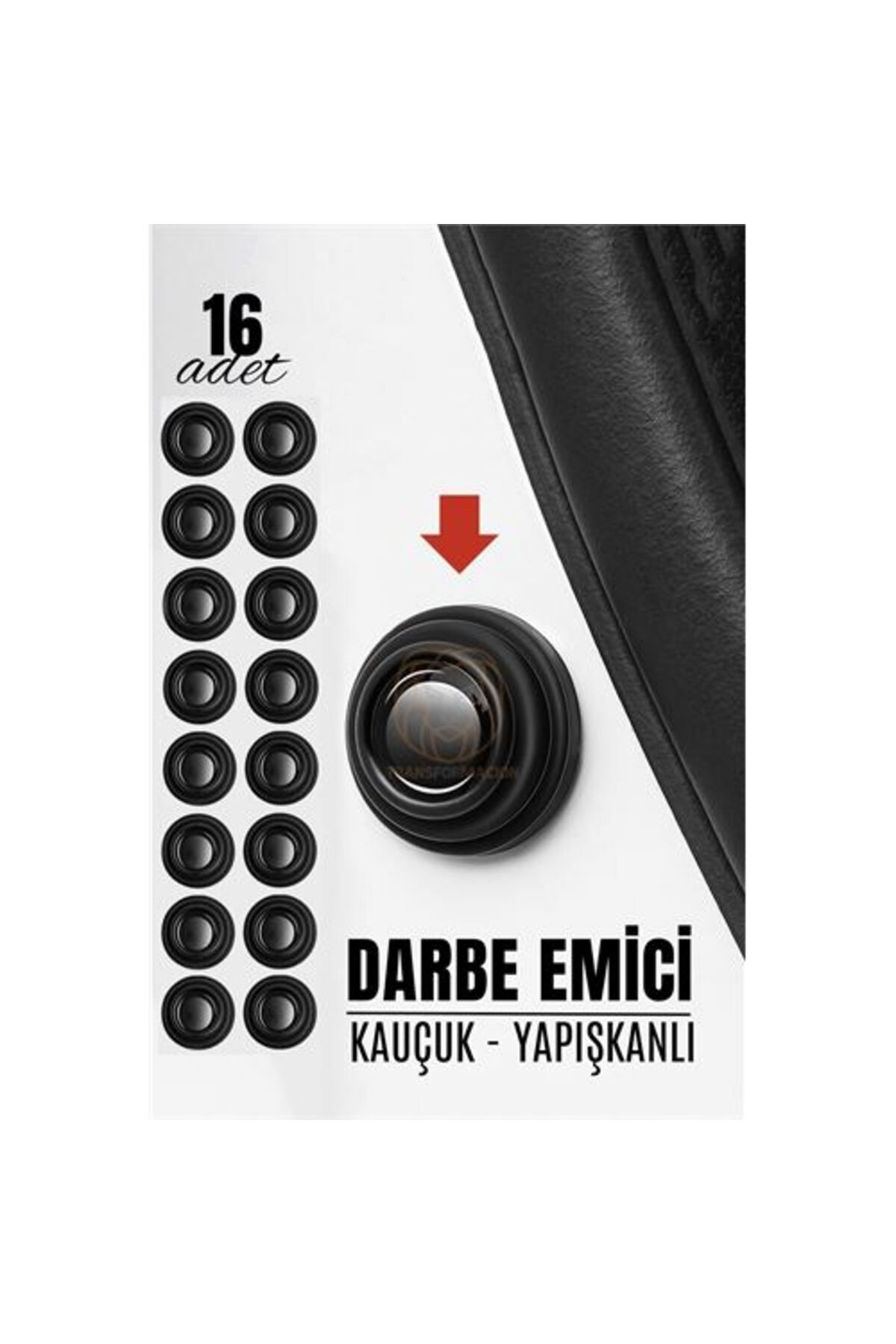 Toptan Bulurum Kapı Bagaj Kaput Ses Darbe Emici Kauçuk Conta 16 ADET