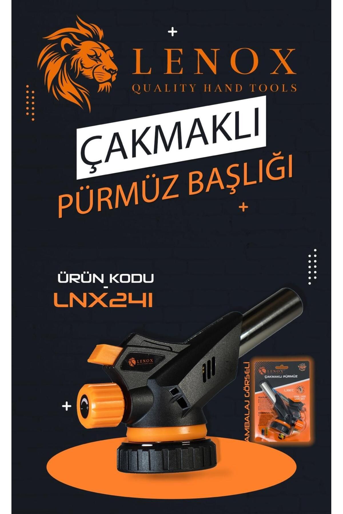 Lenox Tools Pürmüz Başlığı – 1300°C Güçlü Alev