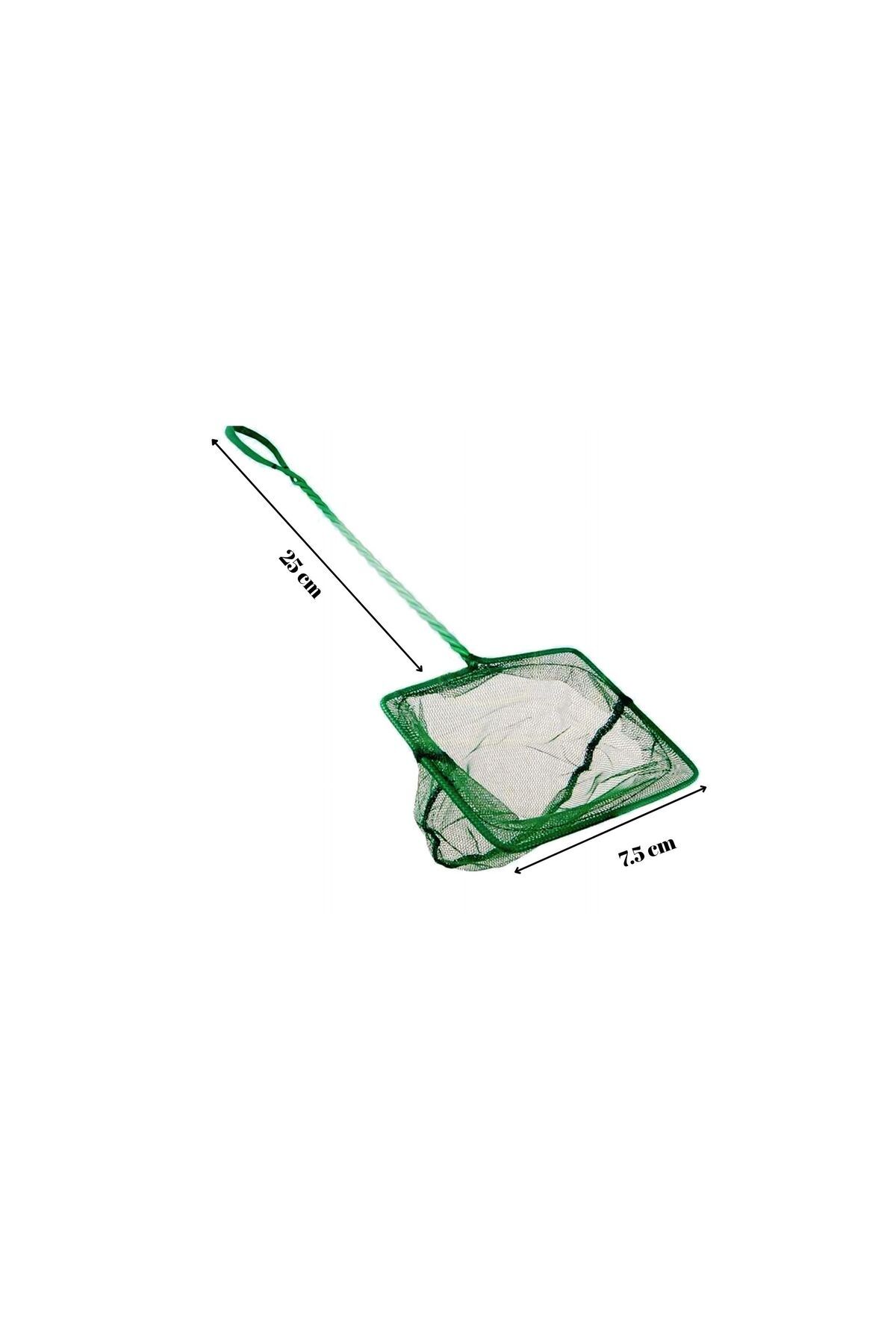 Gritille Akvaryum Balık Kepçesi Balık Yakalama Tel Kepçe 7.5 Cm X 25 Cm