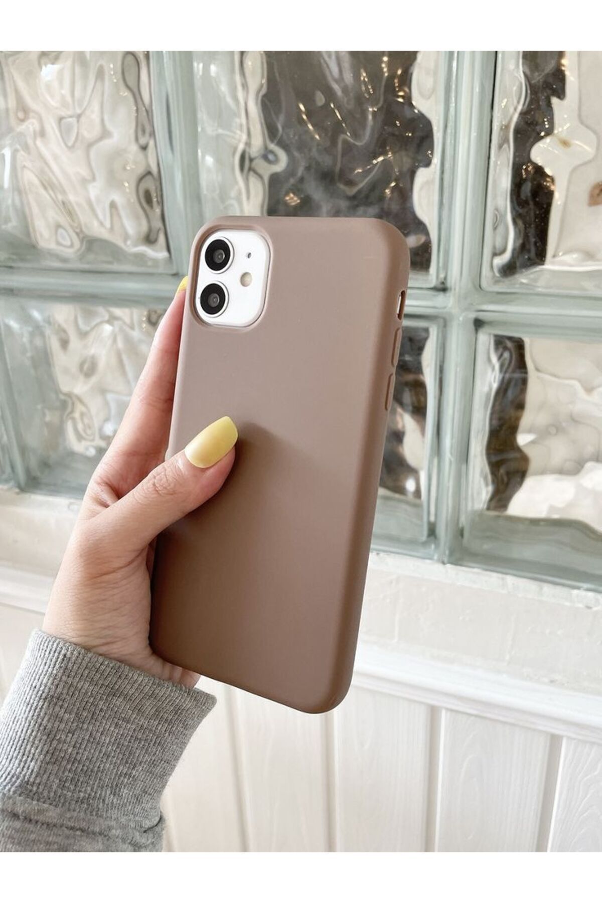 EXS Aksesuar Iphone 11 Uyumlu Içi Kadife Lansman Silikon Kılıf Kapak