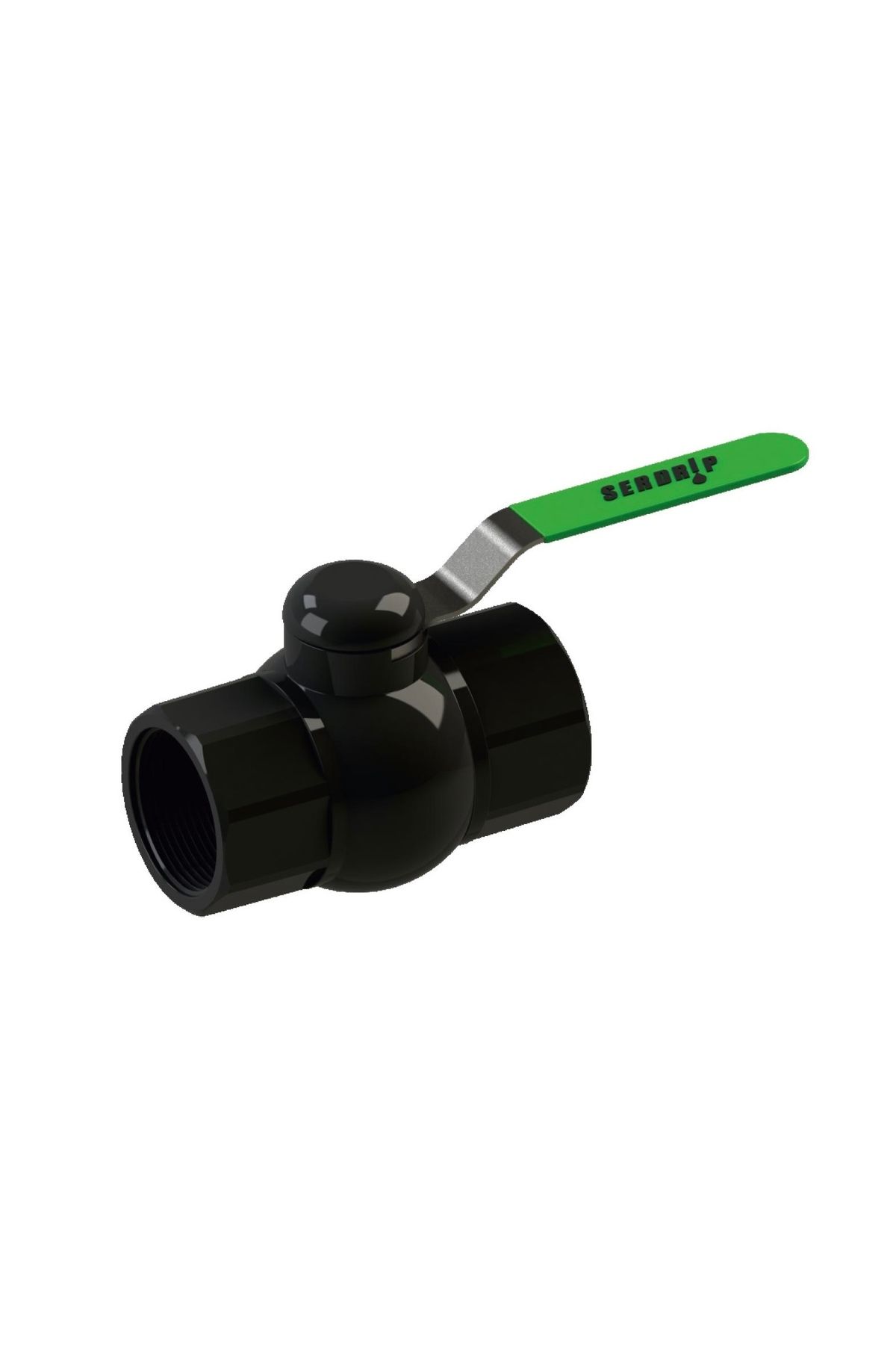 SerDrip 3 ADET 1’ LİK ÇELİK KOLLU PLASTİK KÜRESEL VANA