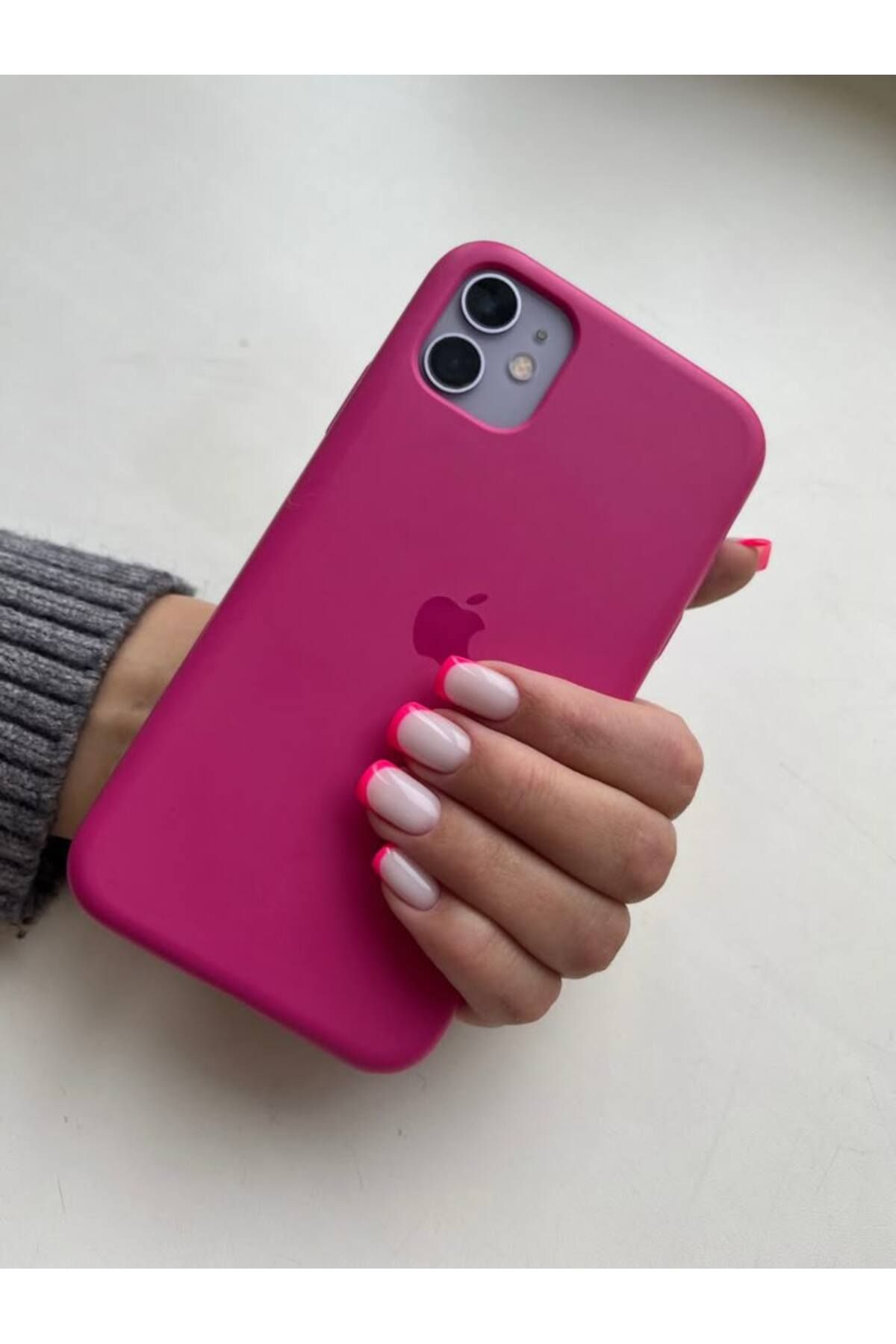 EXS Aksesuar Iphone 11 Uyumlu Içi Kadife Lansman Silikon Kılıf Kapak