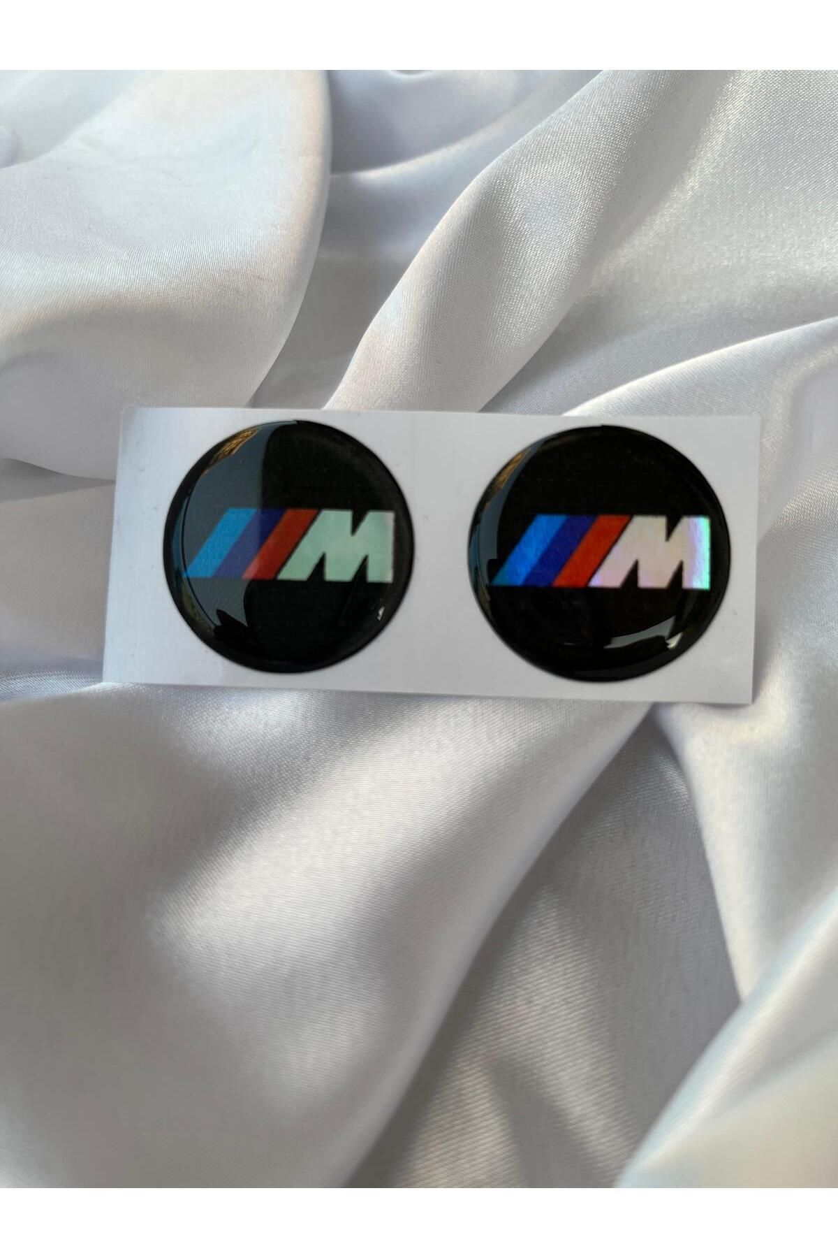 CEBECİOTO ///M DAMLA HOLOGRAM PLAKA PULU 2 ADET STİCKER OTO-MOTO AKSESUAR