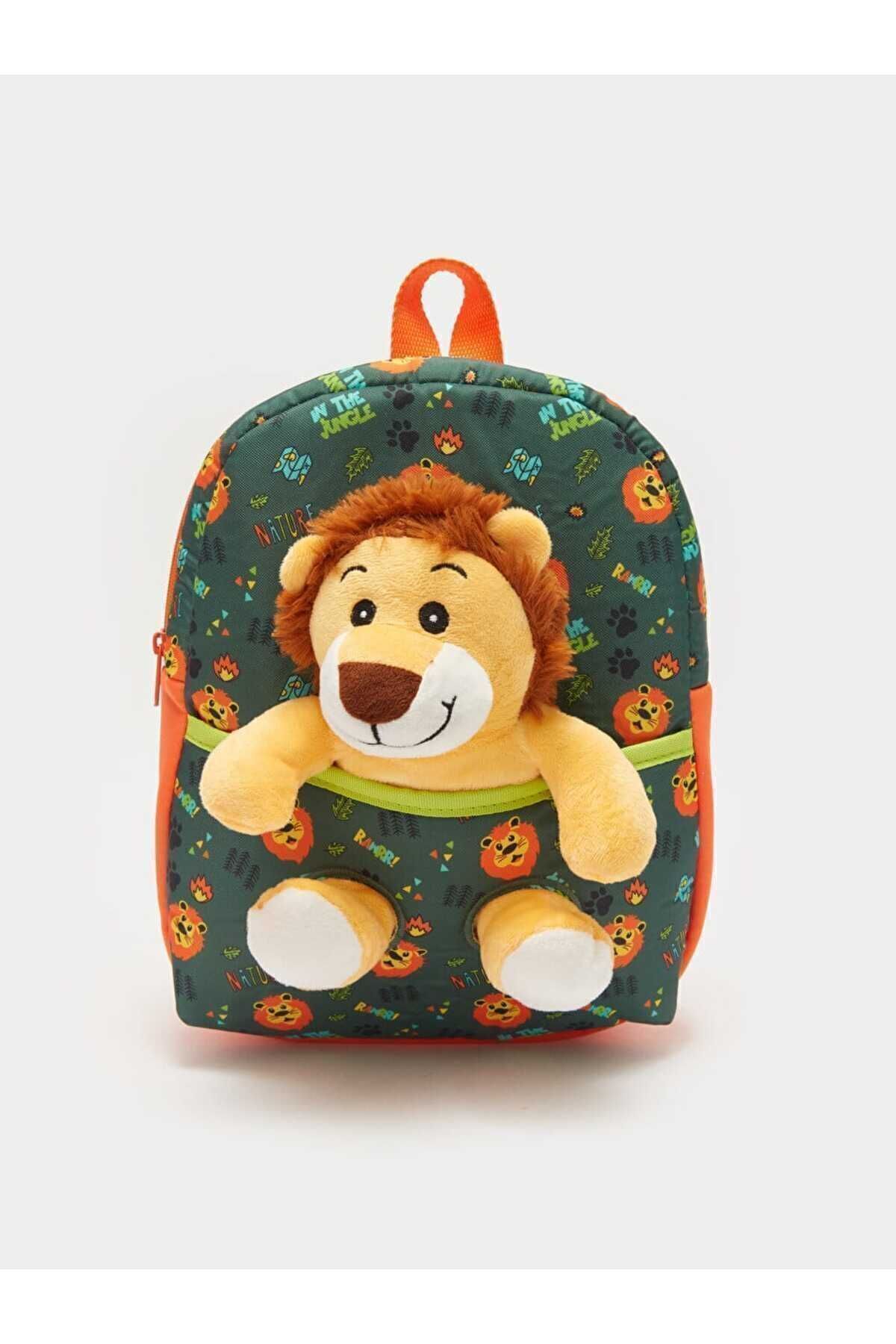 MERTCHİ STORE LCW ACCESSORIES Aslan Figürlü Erkek Çocuk Sırt Çantası