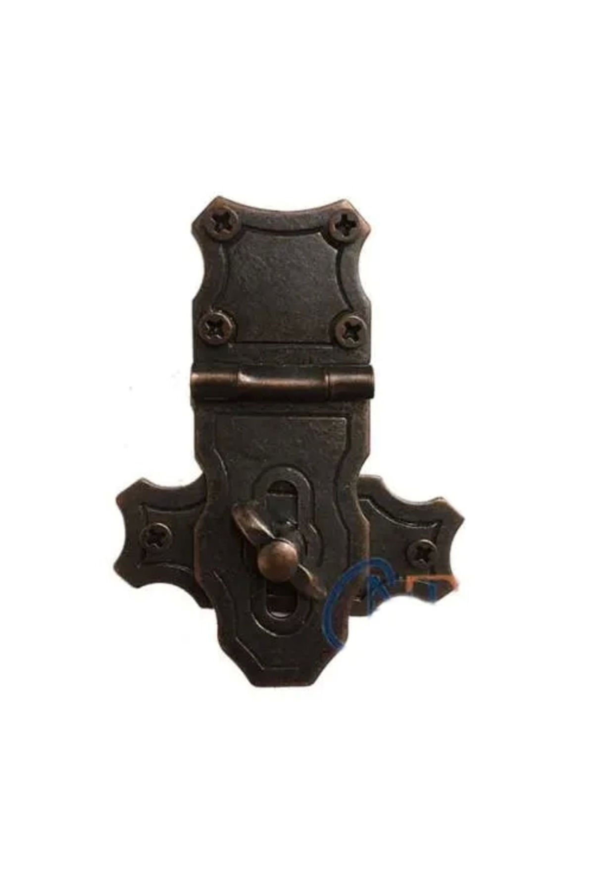 Yuba Avm Dekoratif Anahtarlı Sandık Askısı - 40x55mm, Oksit, 100 Adet